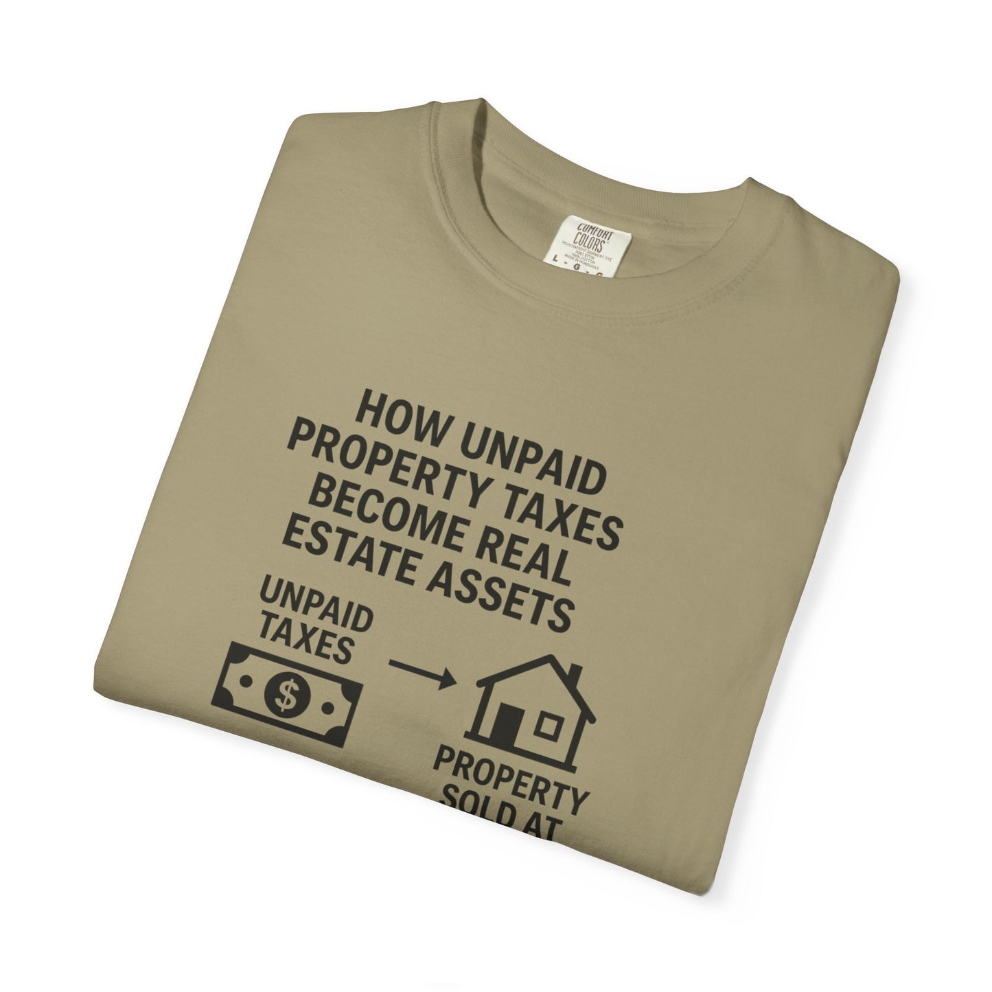 Educational Real Estate T-Shirt, Unisex Property Tax Tee, Gift for Investors, Tax Auction Shirt, Real Estate Learning Apparel