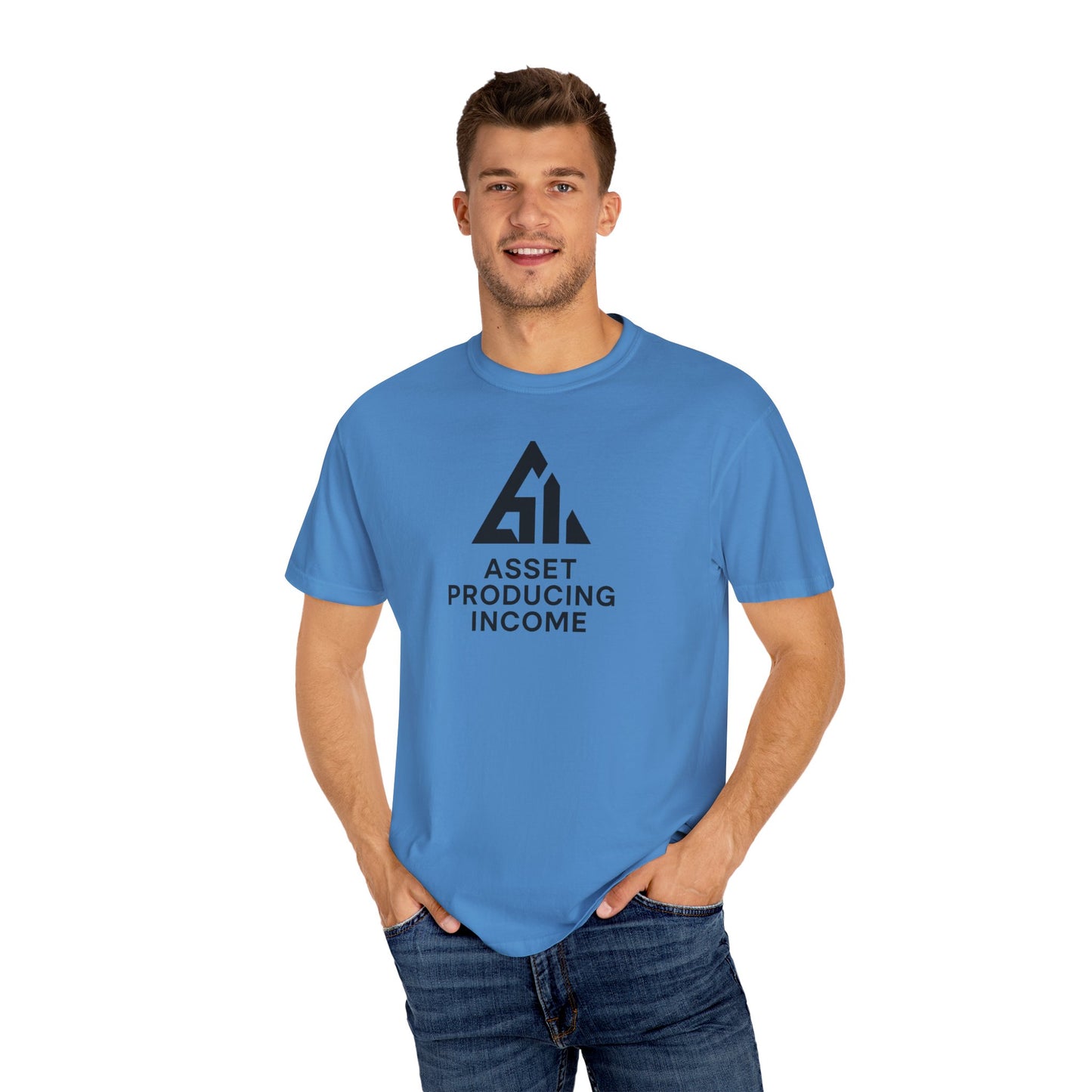 Asset Producing Income Unisex T-Shirt, Motivational Tee, Casual Wear, College Student Gift, Entrepreneurship Shirt, Everyday Comfort