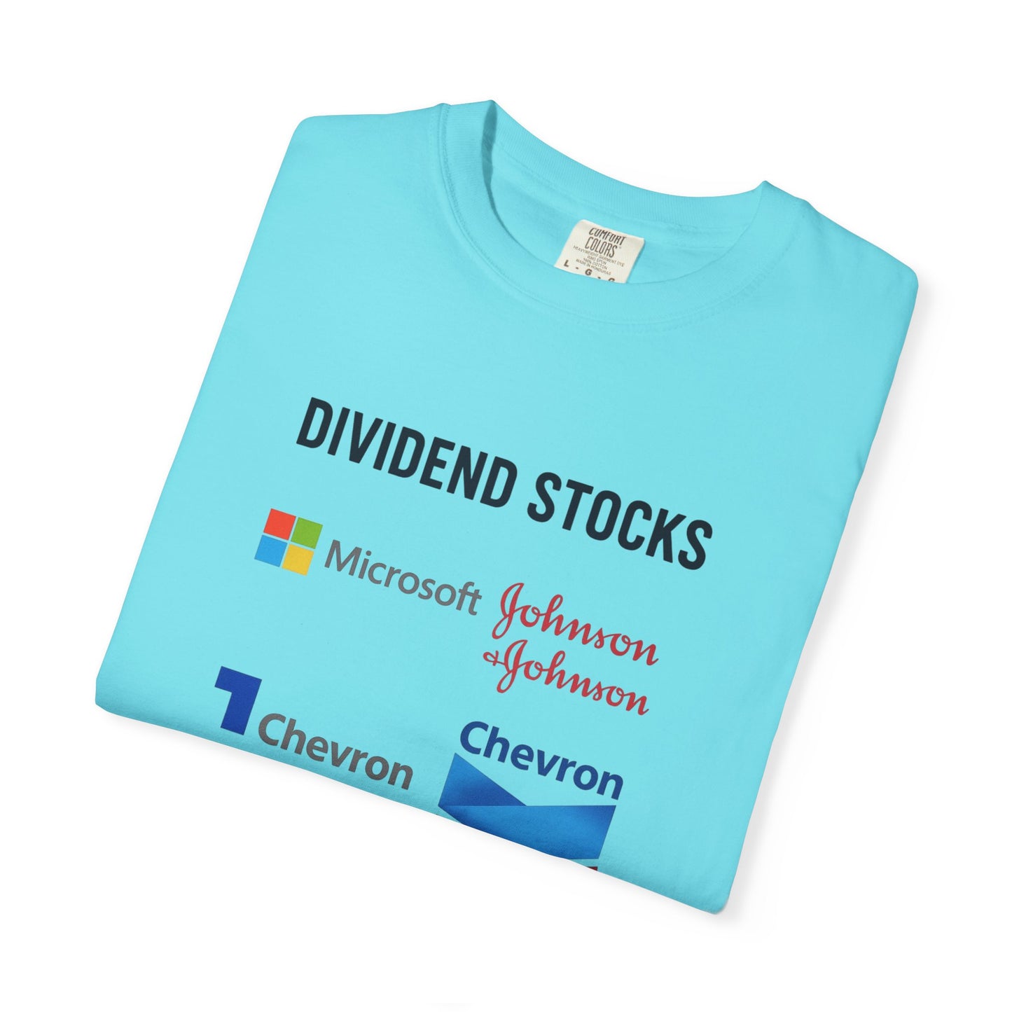 Dividend Stocks Unisex Garment-Dyed T-Shirt, Investment Tee, Finance Gift, Casual Wear, Gift for Investors, Stock Market Apparel