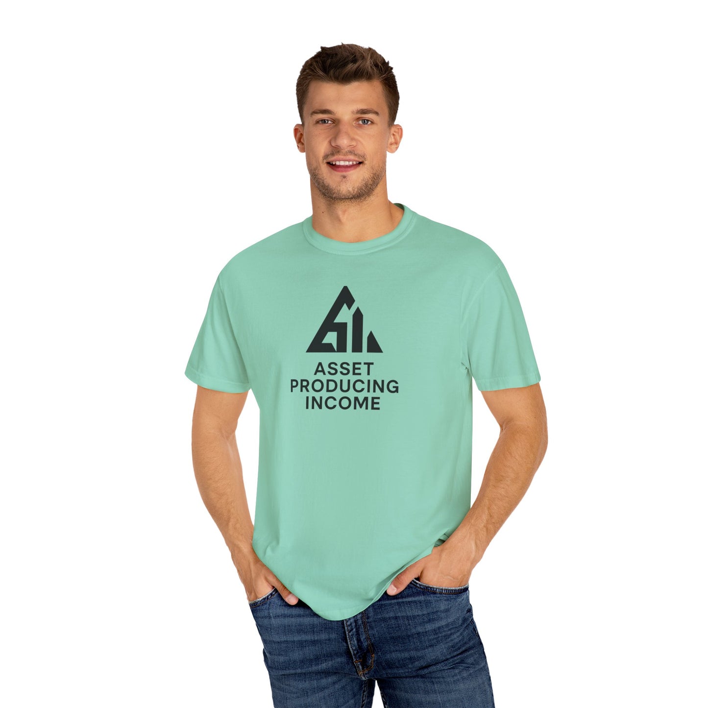 Asset Producing Income Unisex T-Shirt, Motivational Tee, Casual Wear, College Student Gift, Entrepreneurship Shirt, Everyday Comfort