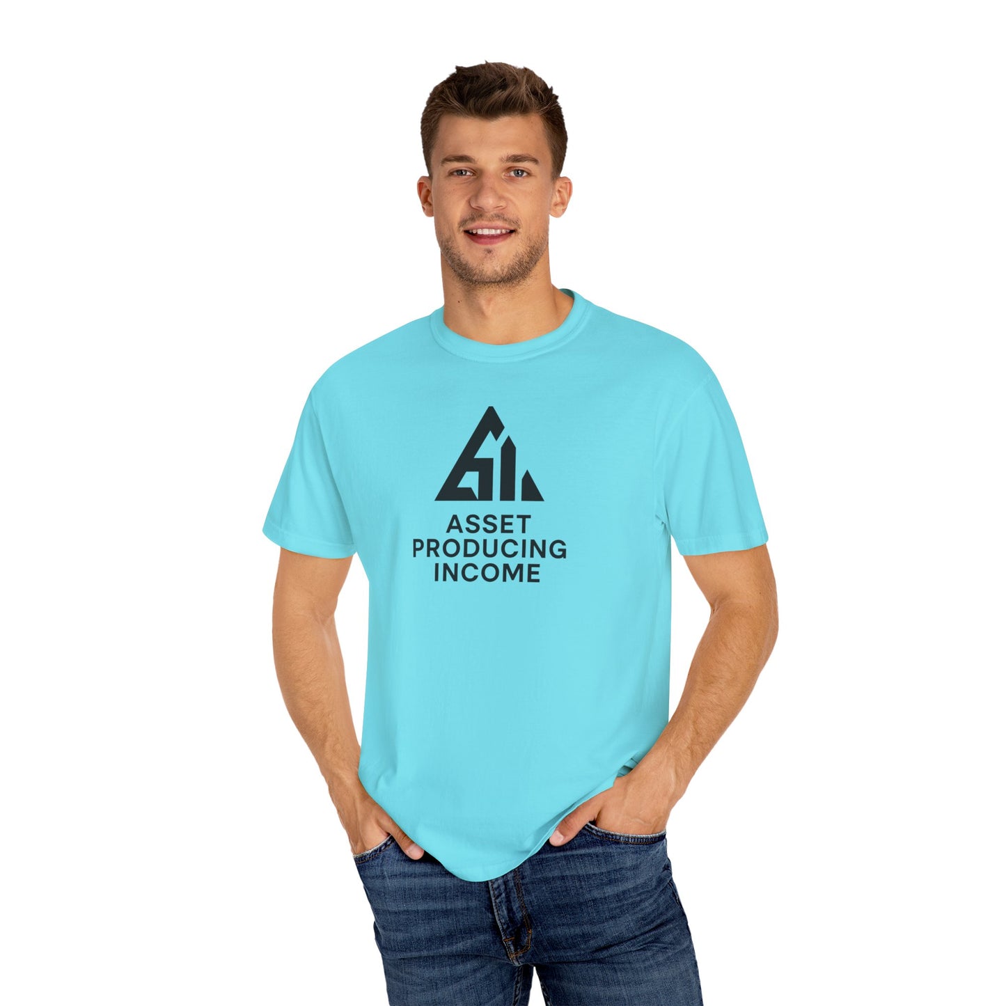 Asset Producing Income Unisex T-Shirt, Motivational Tee, Casual Wear, College Student Gift, Entrepreneurship Shirt, Everyday Comfort