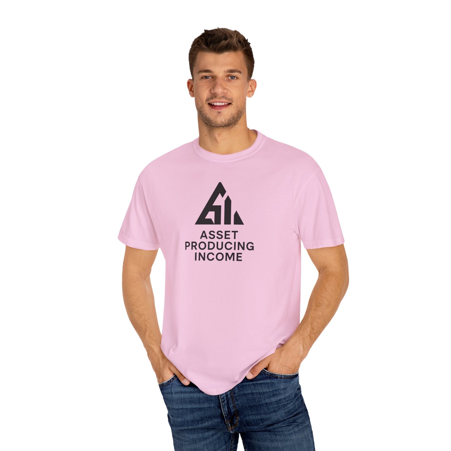 Asset Producing Income Unisex T-Shirt, Motivational Tee, Casual Wear, College Student Gift, Entrepreneurship Shirt, Everyday Comfort