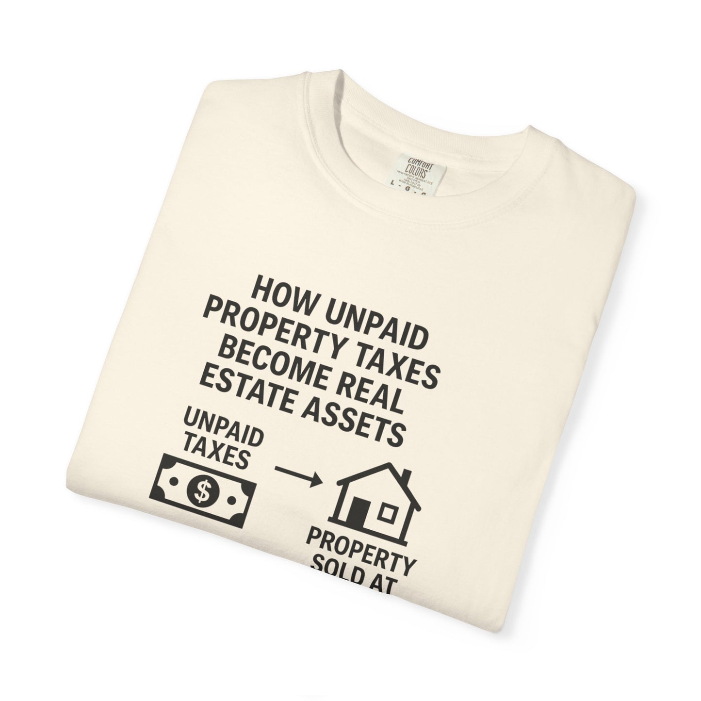 Educational Real Estate T-Shirt, Unisex Property Tax Tee, Gift for Investors, Tax Auction Shirt, Real Estate Learning Apparel