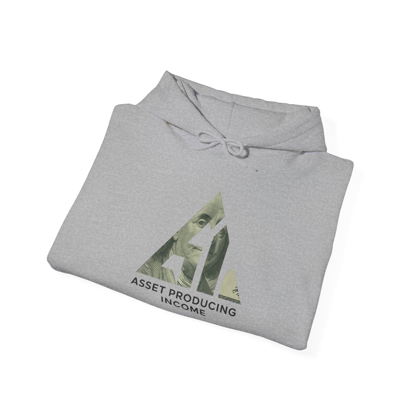 Asset Producing Income Hoodie, Casual Pullover, Motivational Gift, Unisex Apparel, Trendy Streetwear, Chill Vibes