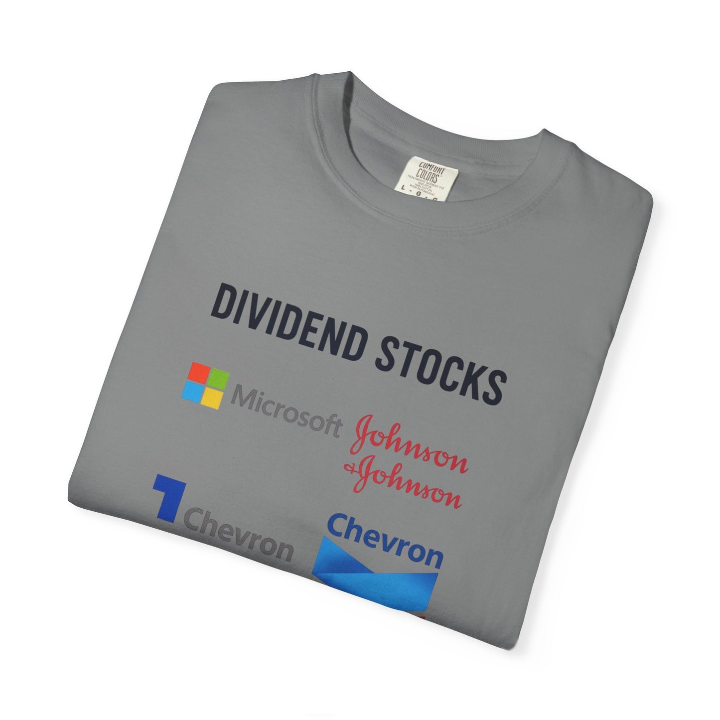 Dividend Stocks Unisex Garment-Dyed T-Shirt, Investment Tee, Finance Gift, Casual Wear, Gift for Investors, Stock Market Apparel