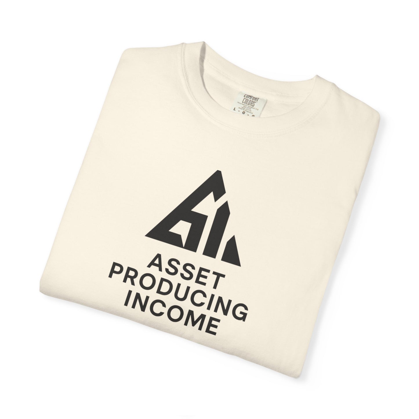 Asset Producing Income Unisex T-Shirt, Motivational Tee, Casual Wear, College Student Gift, Entrepreneurship Shirt, Everyday Comfort