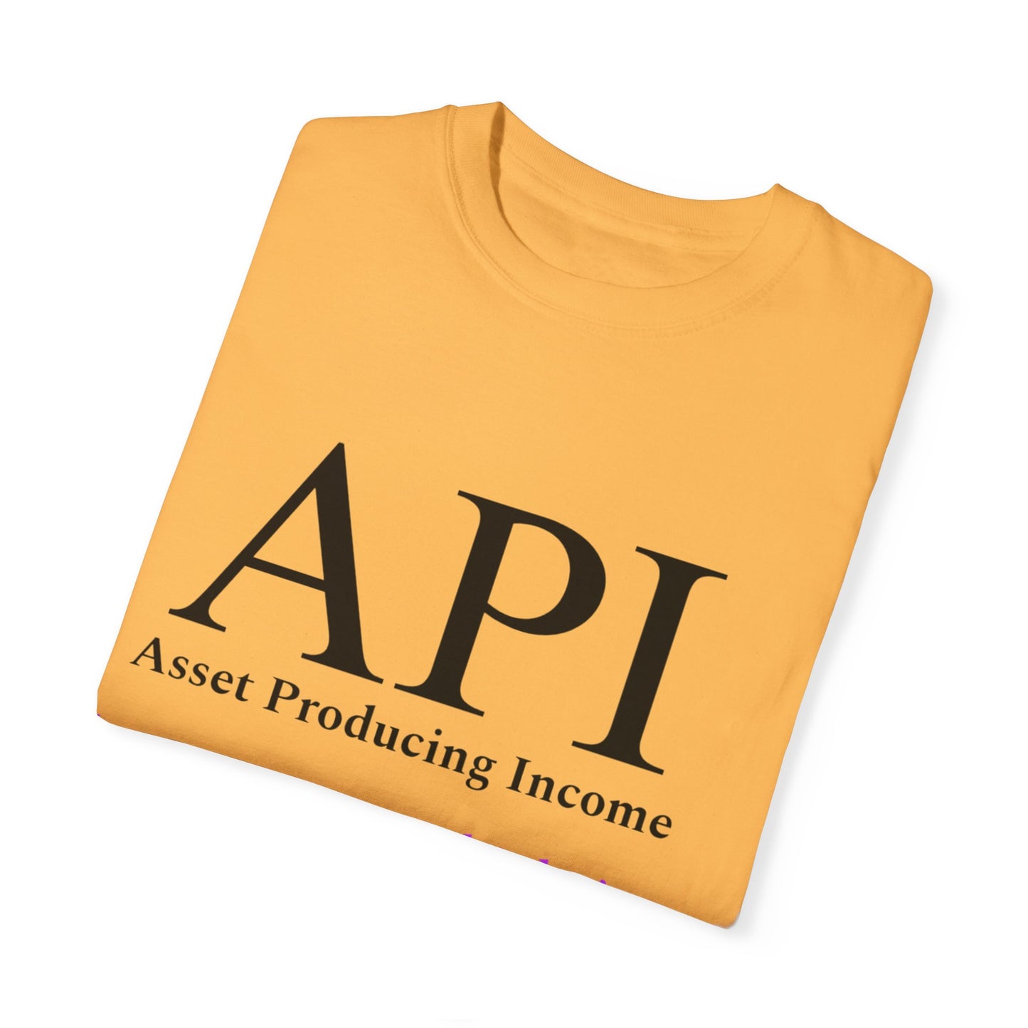 API Money Never Sleeps Unisex Garment-Dyed T-Shirt - Financial Motivation Tee