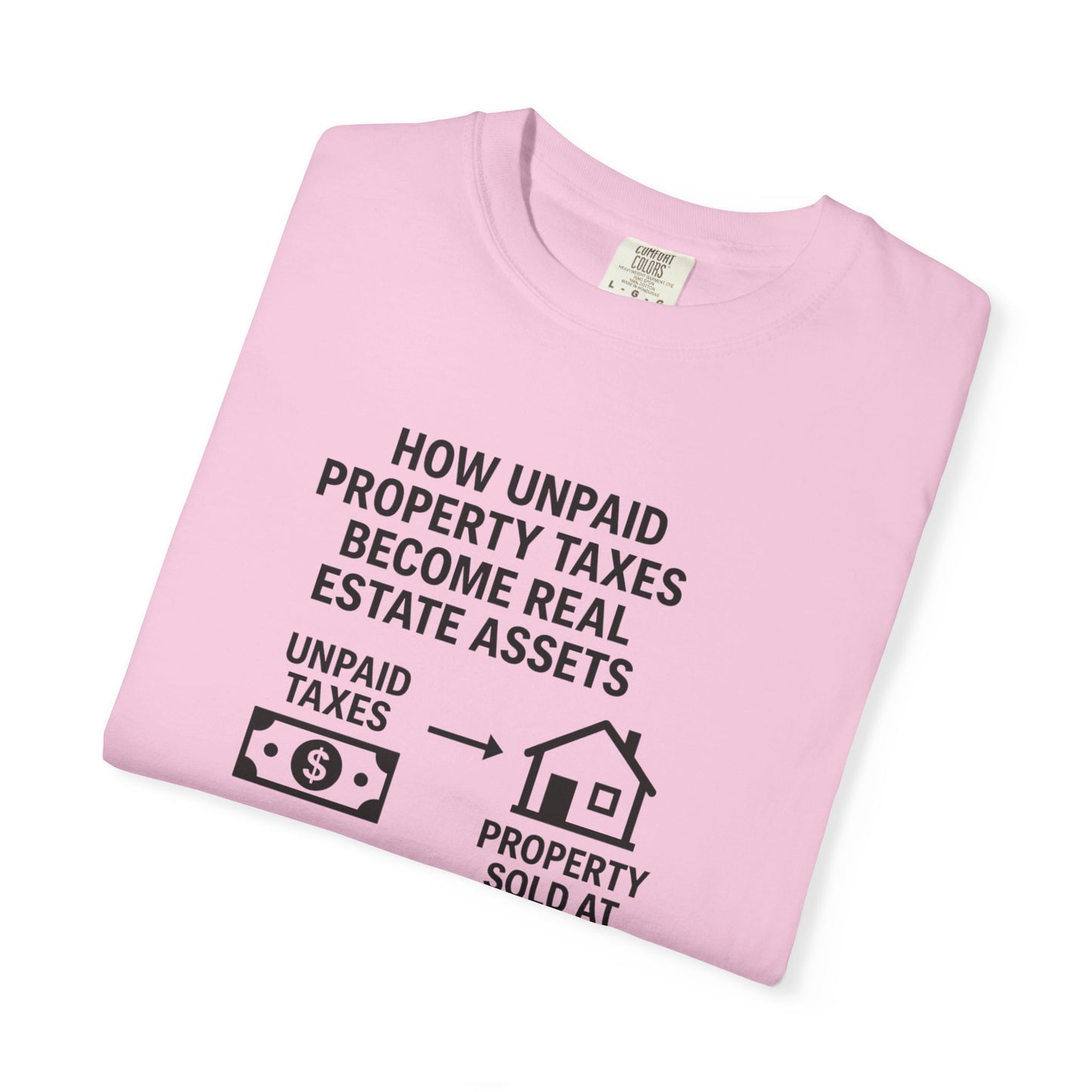 Educational Real Estate T-Shirt, Unisex Property Tax Tee, Gift for Investors, Tax Auction Shirt, Real Estate Learning Apparel