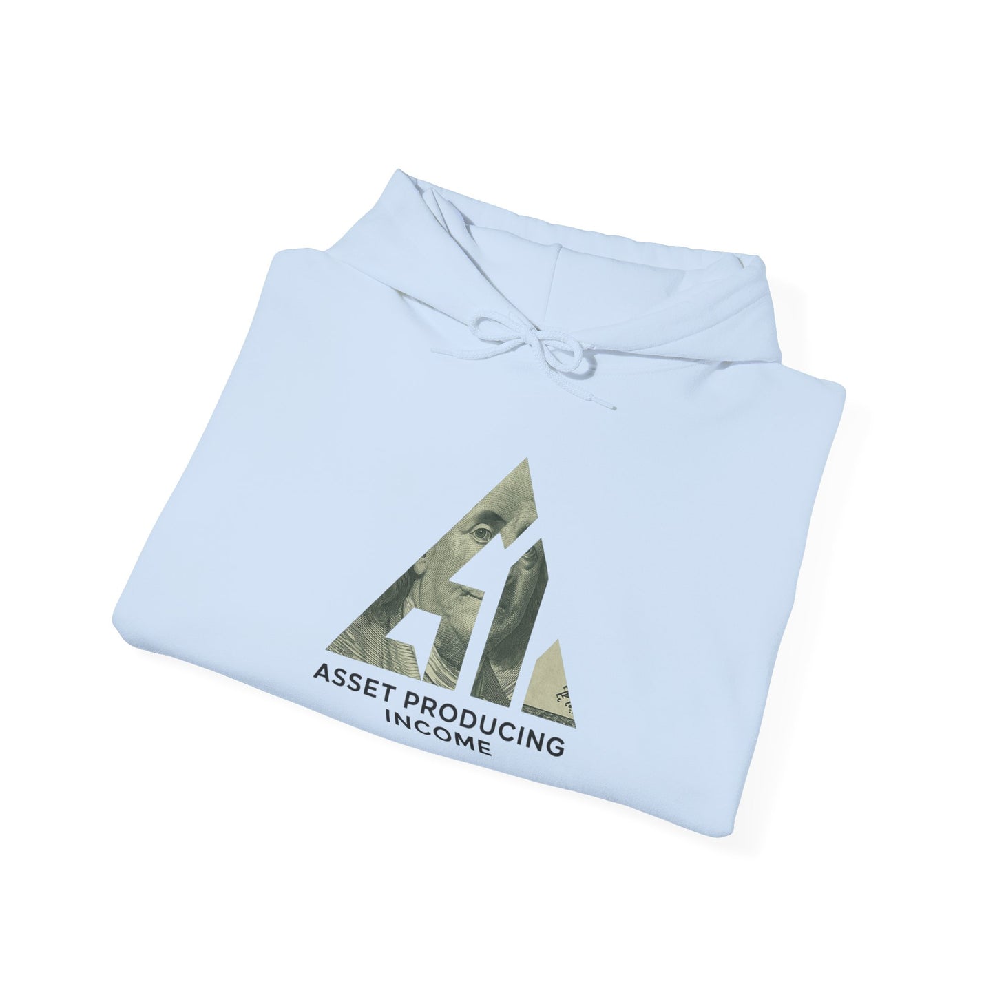 Asset Producing Income Hoodie, Casual Pullover, Motivational Gift, Unisex Apparel, Trendy Streetwear, Chill Vibes