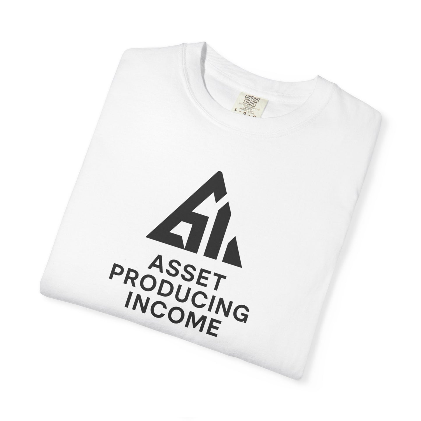 Asset Producing Income Unisex T-Shirt, Motivational Tee, Casual Wear, College Student Gift, Entrepreneurship Shirt, Everyday Comfort