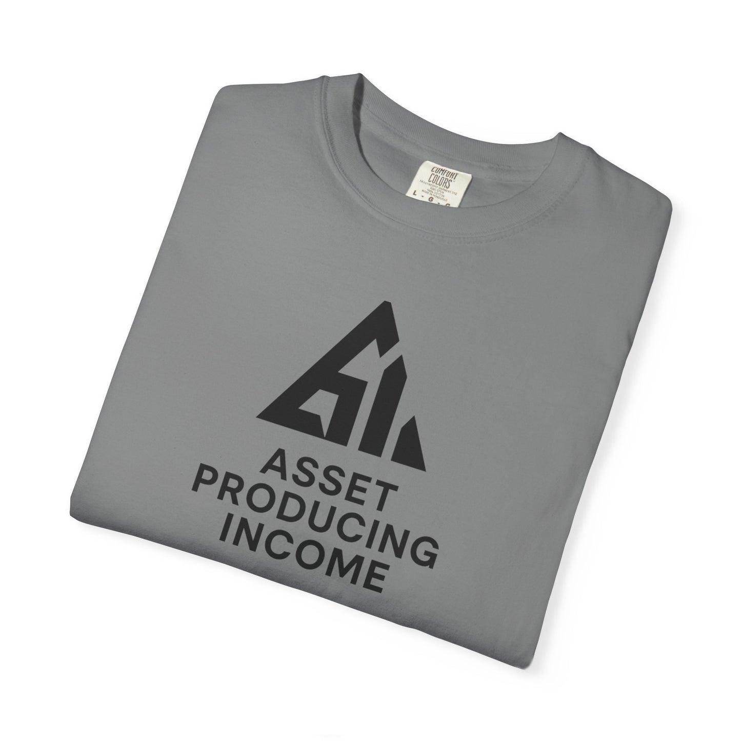 Asset Producing Income Unisex T-Shirt, Motivational Tee, Casual Wear, College Student Gift, Entrepreneurship Shirt, Everyday Comfort