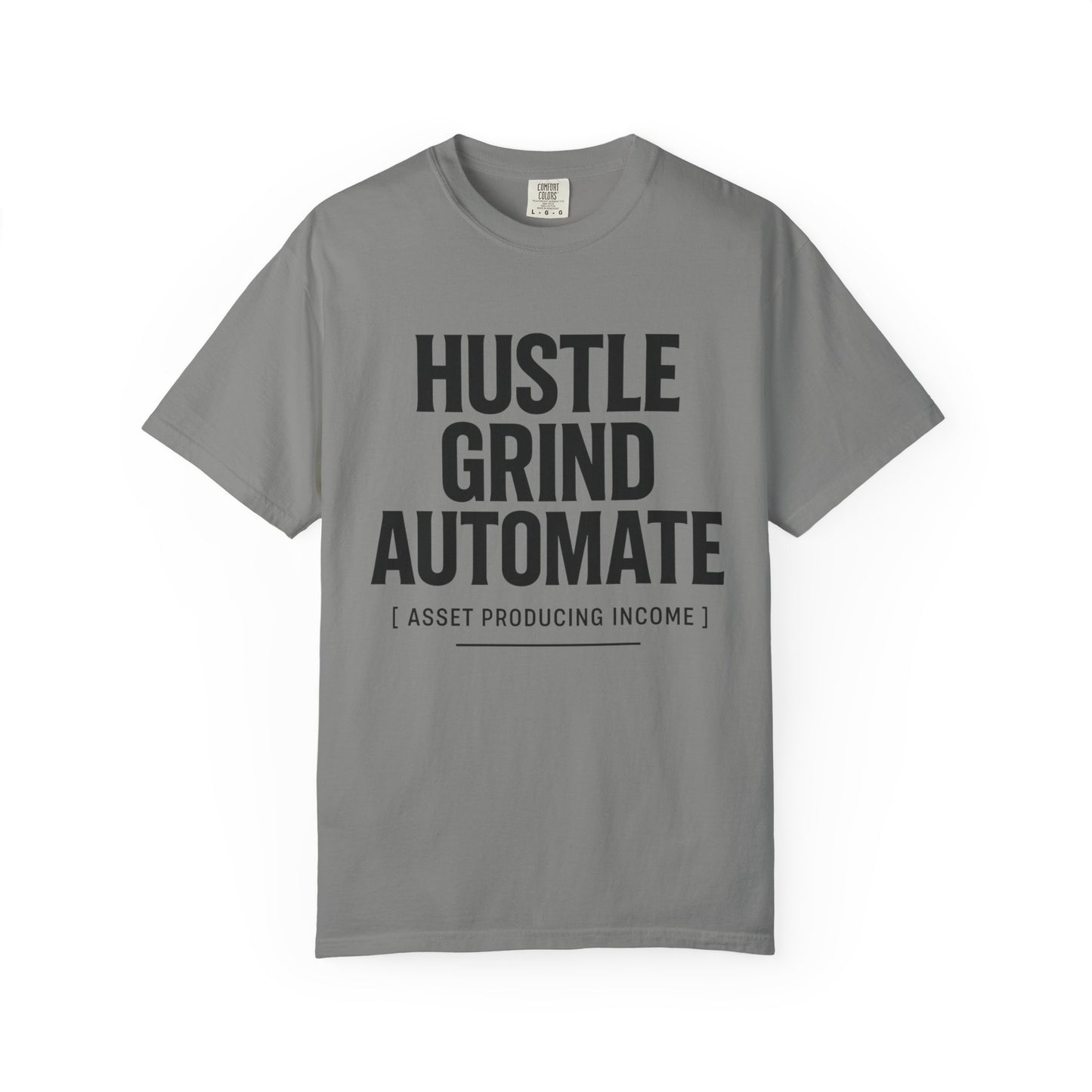 Motivational Unisex T-Shirt | Hustle Grind Automate, Inspirational Apparel, Casual Wear, Gift for Entrepreneurs, Hustler Outfit