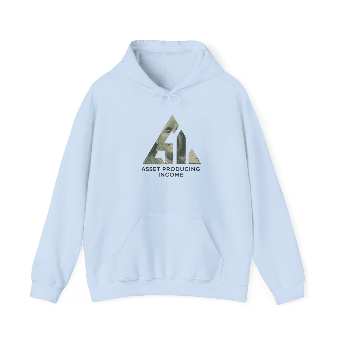 Asset Producing Income Hoodie, Casual Pullover, Motivational Gift, Unisex Apparel, Trendy Streetwear, Chill Vibes