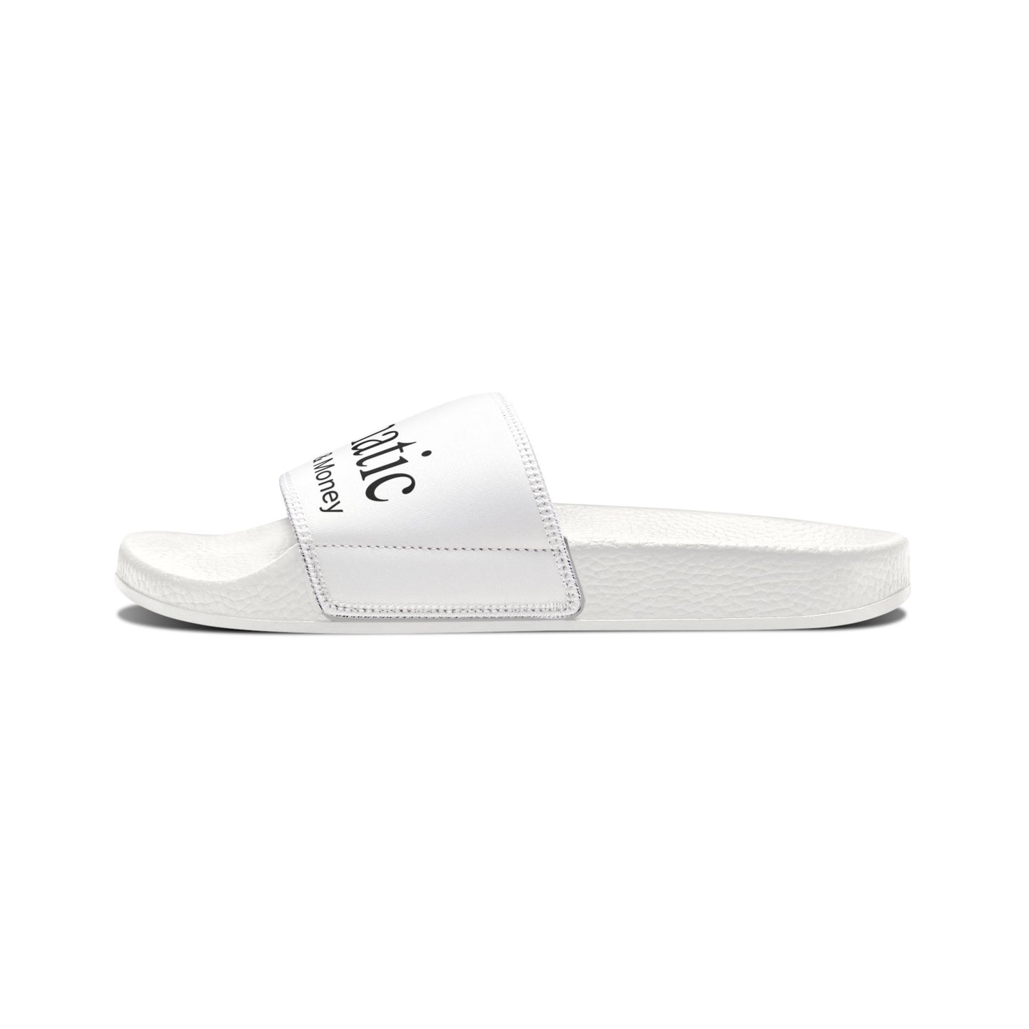 Men's Removable-Strap Sandals with Hustlin' Mindset Design, Casual Footwear for Summer, Beach Days, Gift for Men, Relaxed Style