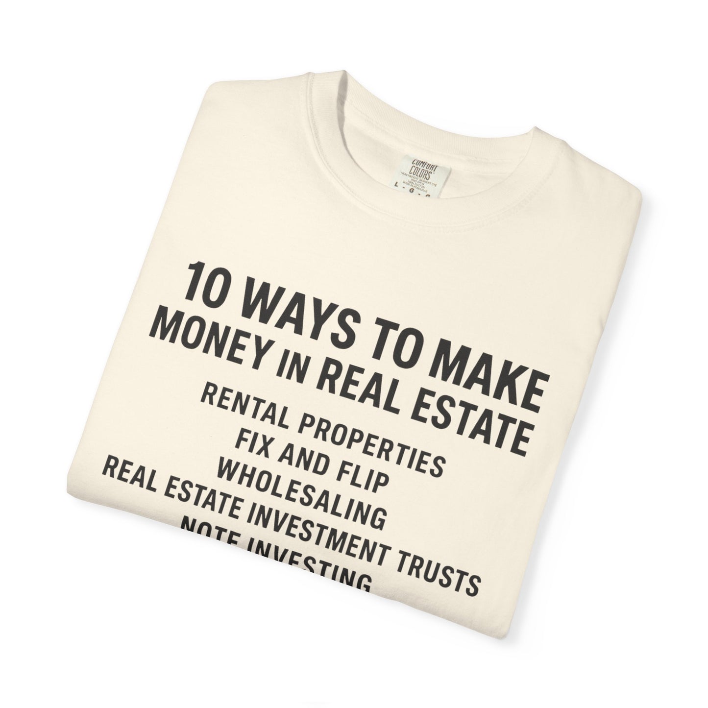 Real Estate Tips Unisex T-Shirt, Motivational Tee, Entrepreneur Gift, Money Making Shirt, Investing Humor Shirt