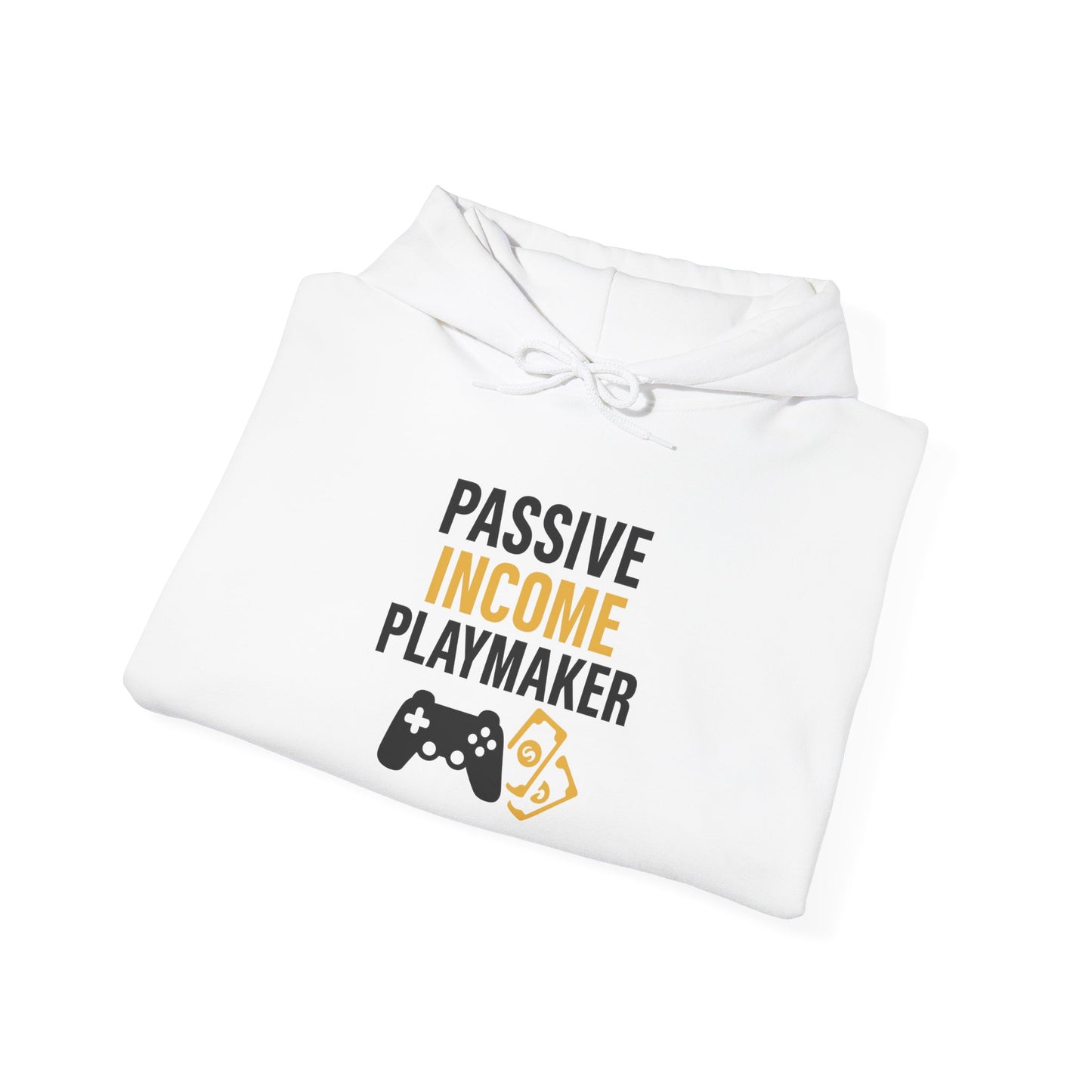 Passive Income Playmaker Hoodie, Ideal for Gamers, Entrepreneur Gift, Cozy Sweatshirt, Casual Wear, Birthday Present