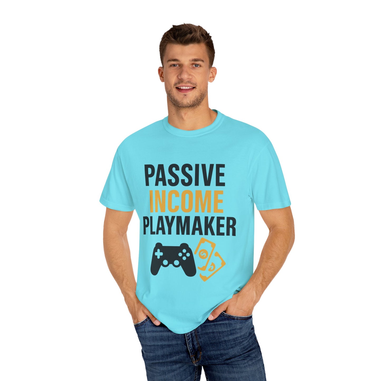 Gaming Passive Income T-shirt, Unisex Tee for Gamers, Perfect for Gifts, Casual Wear, Birthday, Game Night