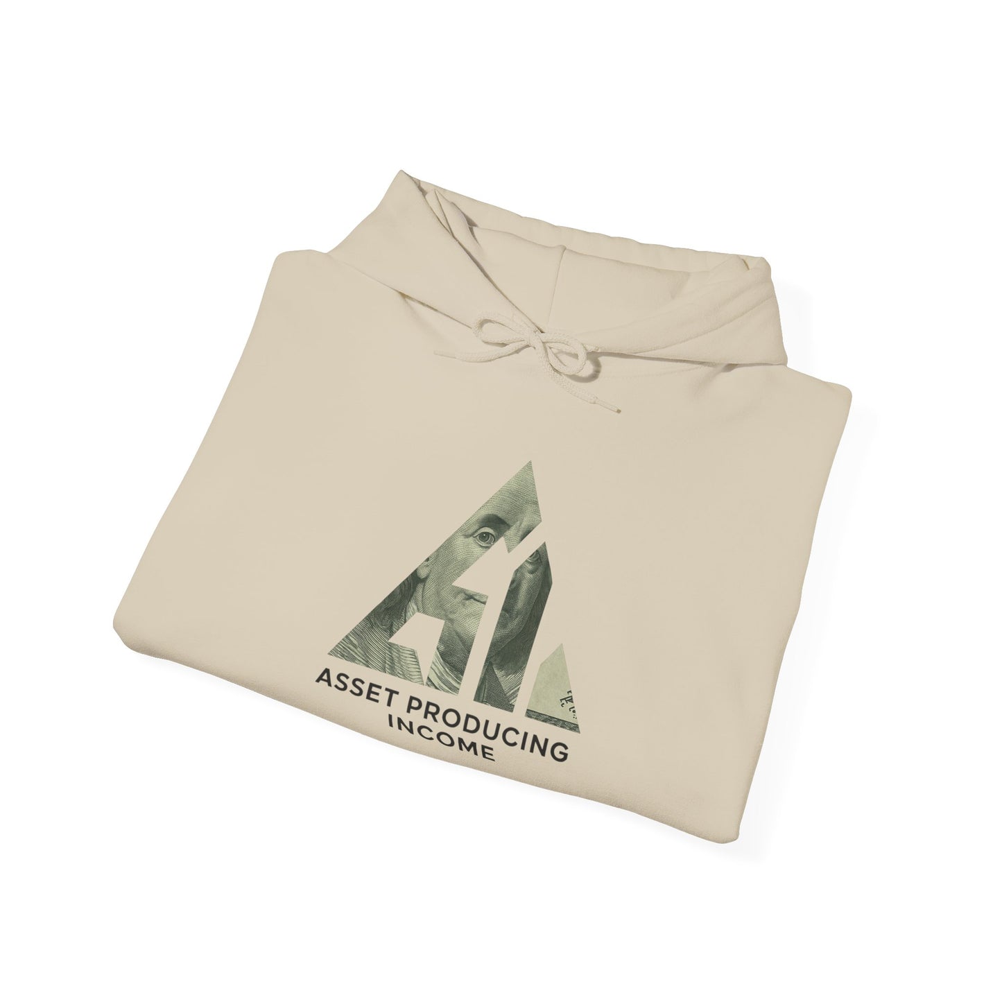 Asset Producing Income Hoodie, Casual Pullover, Motivational Gift, Unisex Apparel, Trendy Streetwear, Chill Vibes