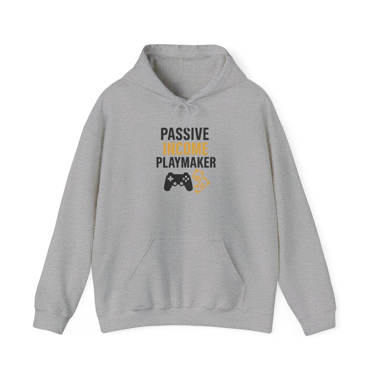 Passive Income Playmaker Hoodie, Ideal for Gamers, Entrepreneur Gift, Cozy Sweatshirt, Casual Wear, Birthday Present