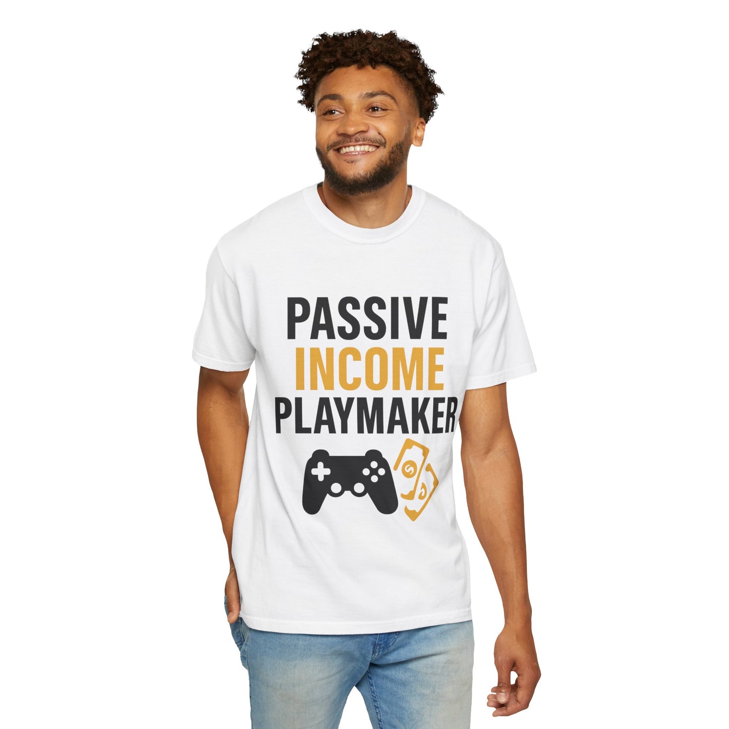 Gaming Passive Income T-shirt, Unisex Tee for Gamers, Perfect for Gifts, Casual Wear, Birthday, Game Night