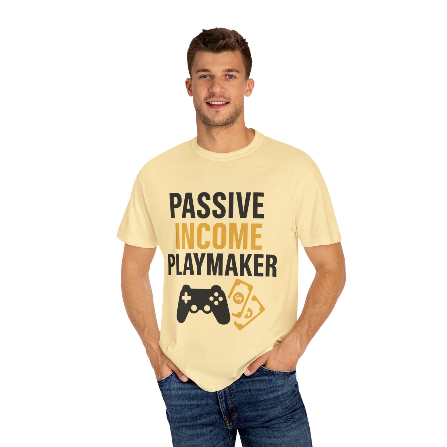 Gaming Passive Income T-shirt, Unisex Tee for Gamers, Perfect for Gifts, Casual Wear, Birthday, Game Night