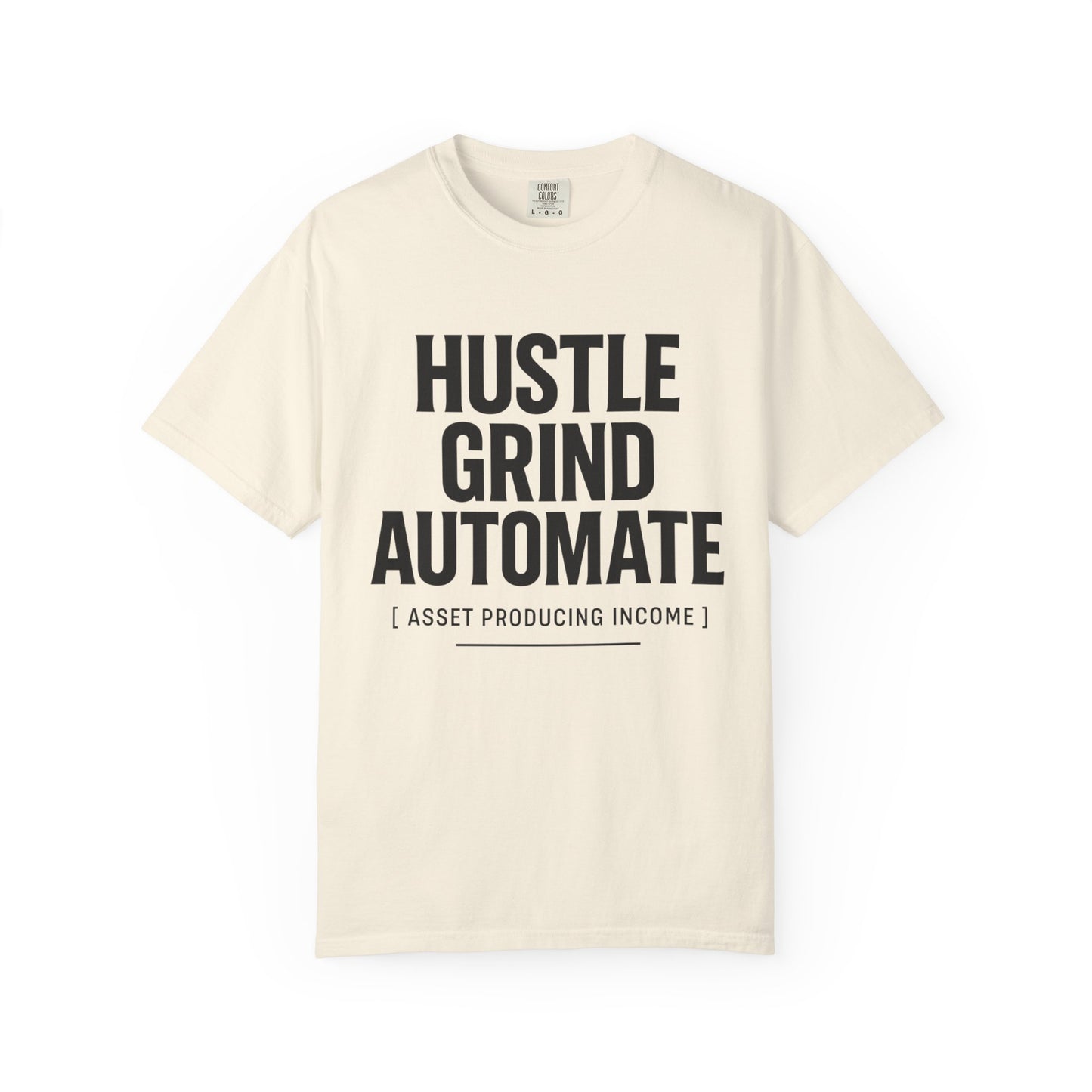 Motivational Unisex T-Shirt | Hustle Grind Automate, Inspirational Apparel, Casual Wear, Gift for Entrepreneurs, Hustler Outfit