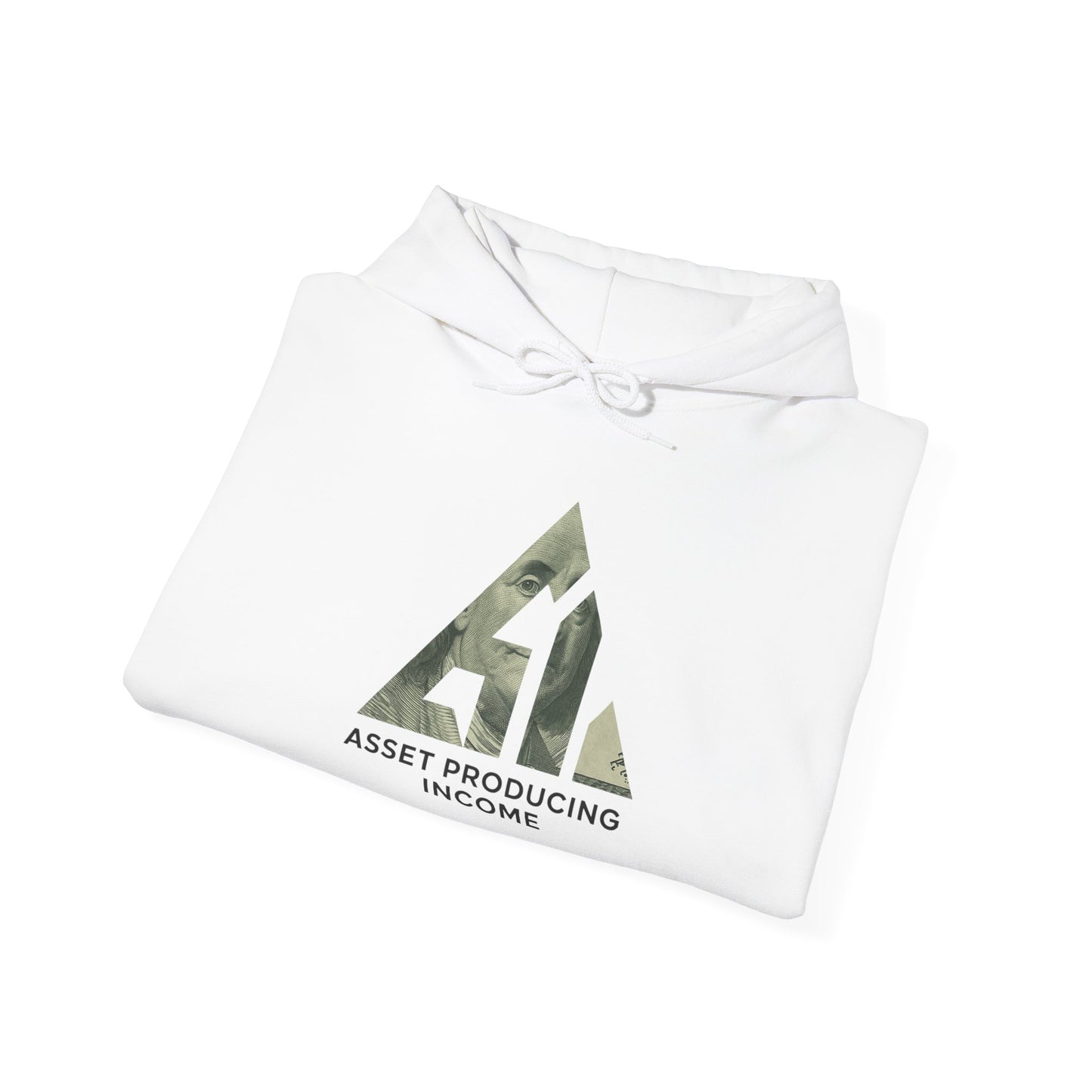 Asset Producing Income Hoodie, Casual Pullover, Motivational Gift, Unisex Apparel, Trendy Streetwear, Chill Vibes