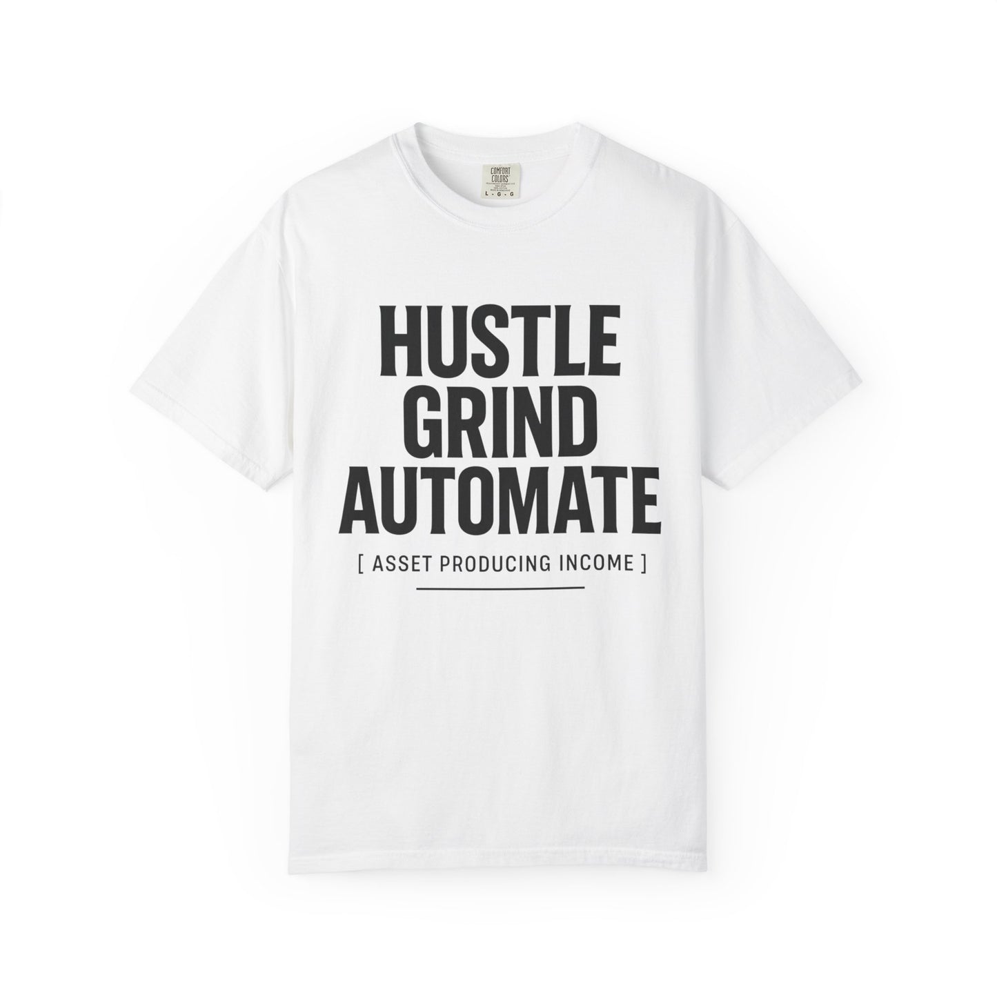 Motivational Unisex T-Shirt | Hustle Grind Automate, Inspirational Apparel, Casual Wear, Gift for Entrepreneurs, Hustler Outfit
