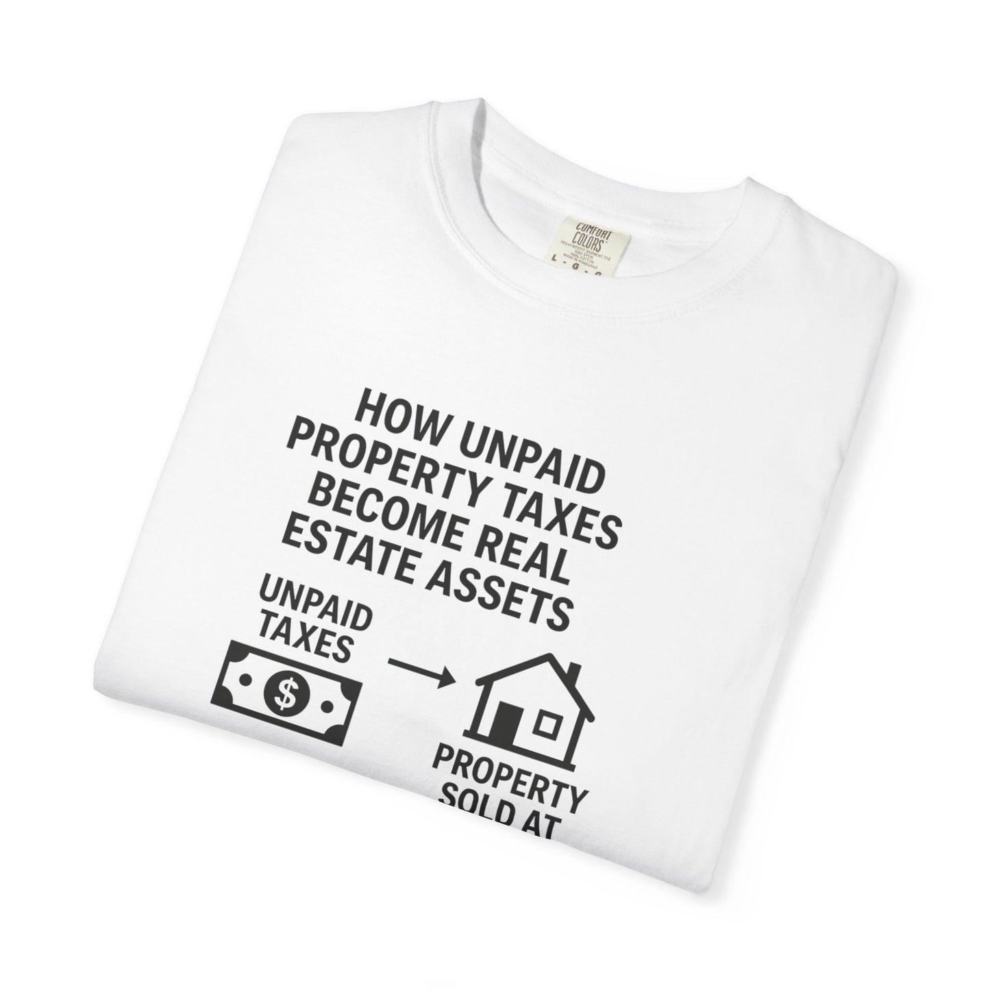 Educational Real Estate T-Shirt, Unisex Property Tax Tee, Gift for Investors, Tax Auction Shirt, Real Estate Learning Apparel