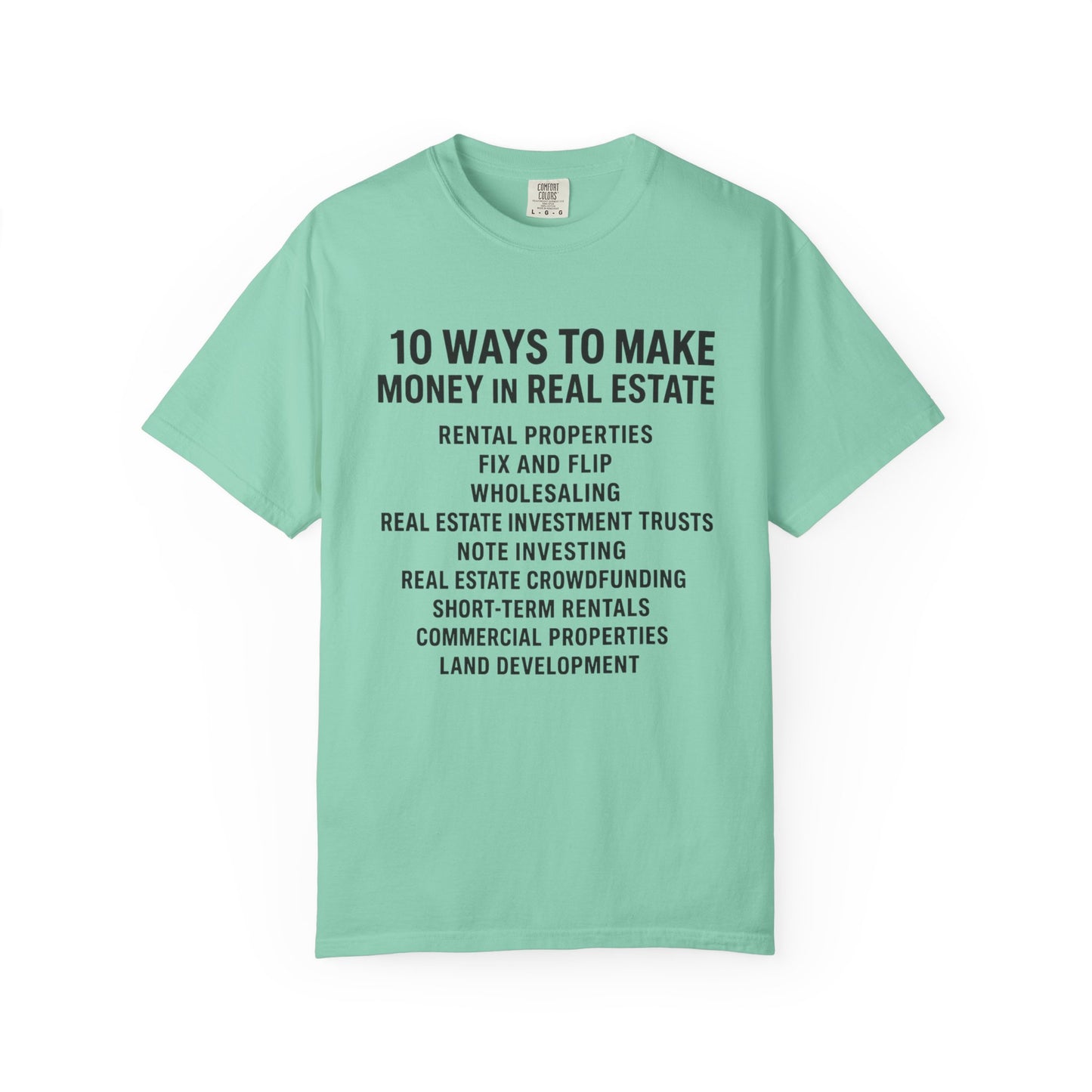 Real Estate Tips Unisex T-Shirt, Motivational Tee, Entrepreneur Gift, Money Making Shirt, Investing Humor Shirt