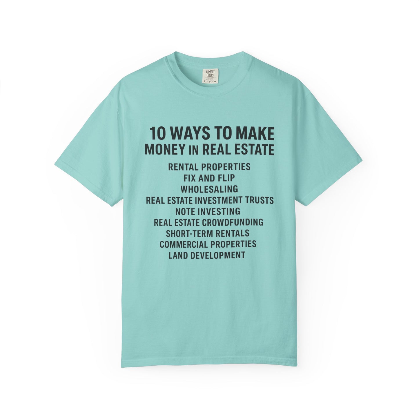 Real Estate Tips Unisex T-Shirt, Motivational Tee, Entrepreneur Gift, Money Making Shirt, Investing Humor Shirt