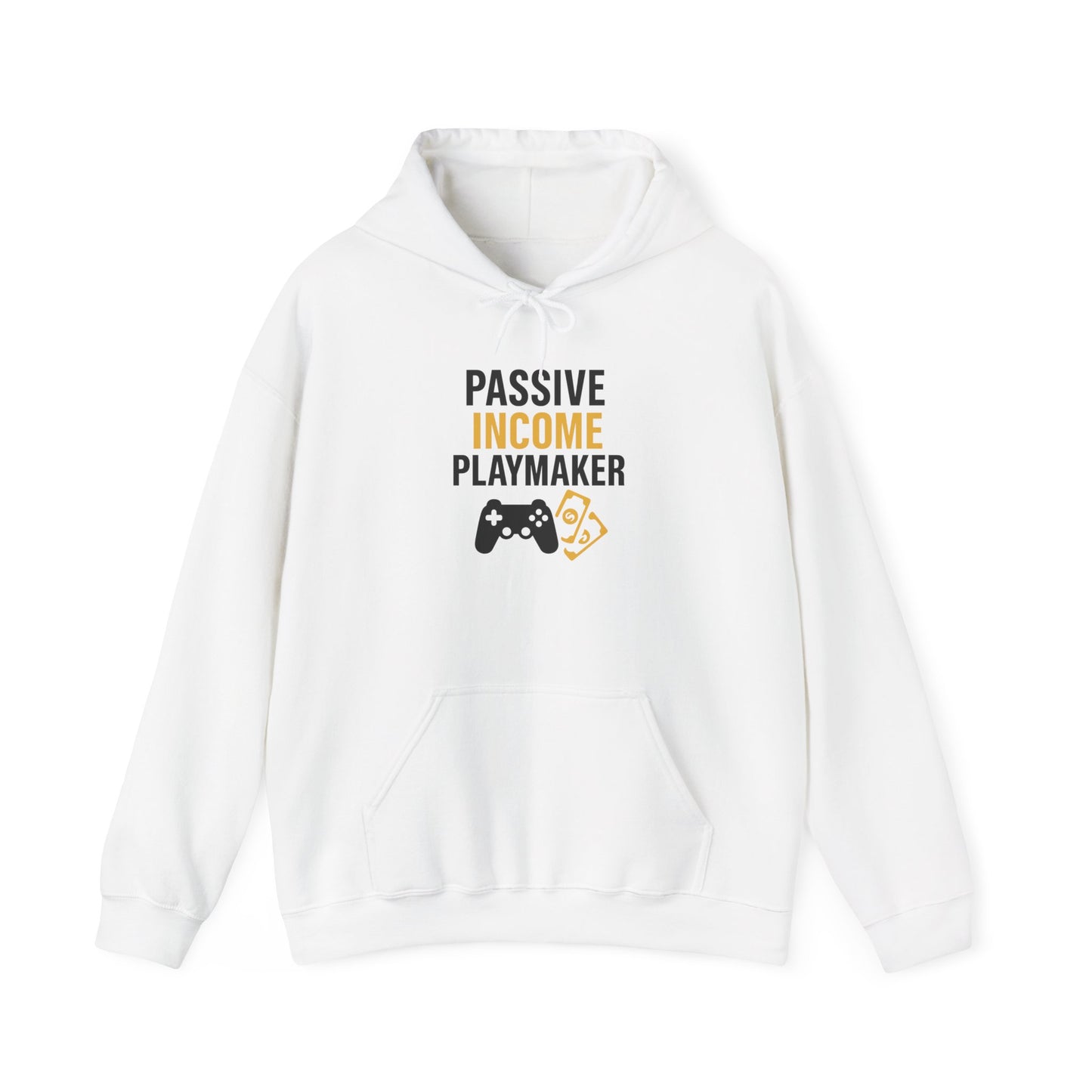 Passive Income Playmaker Hoodie, Ideal for Gamers, Entrepreneur Gift, Cozy Sweatshirt, Casual Wear, Birthday Present