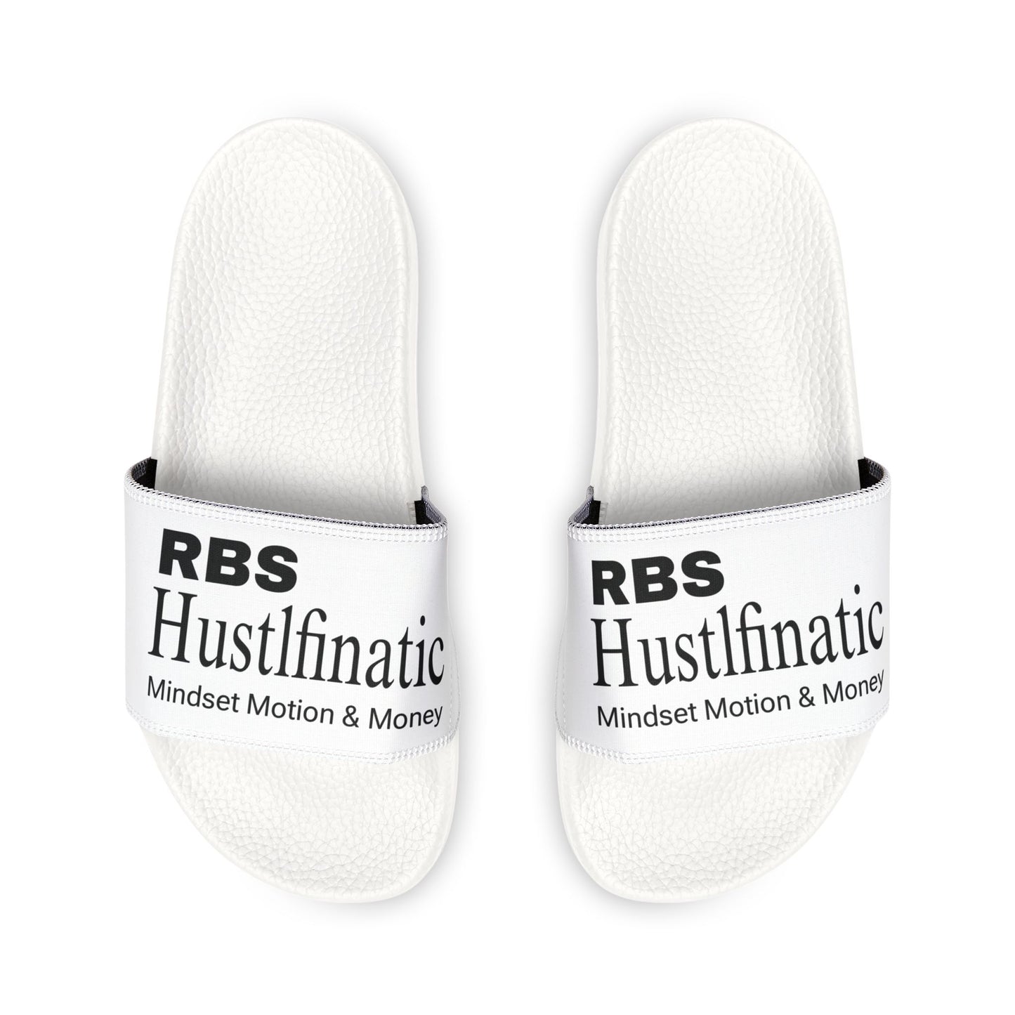Men's Removable-Strap Sandals with Hustlin' Mindset Design, Casual Footwear for Summer, Beach Days, Gift for Men, Relaxed Style