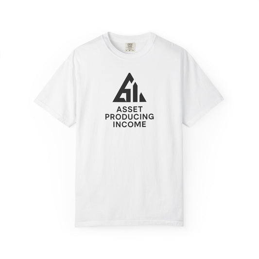 Asset Producing Income Unisex T-Shirt, Motivational Tee, Casual Wear, College Student Gift, Entrepreneurship Shirt, Everyday Comfort