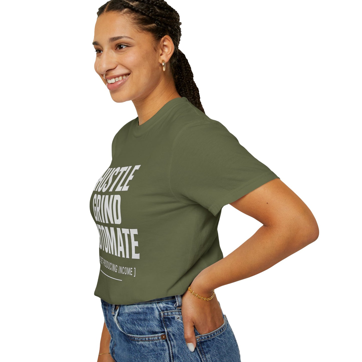 Hustle Grind Automate T-Shirt | Motivational Tee for Entrepreneurs, Gift for Hustlers, Casual Wear, Unique Graphic Shirt, Unisex Apparel