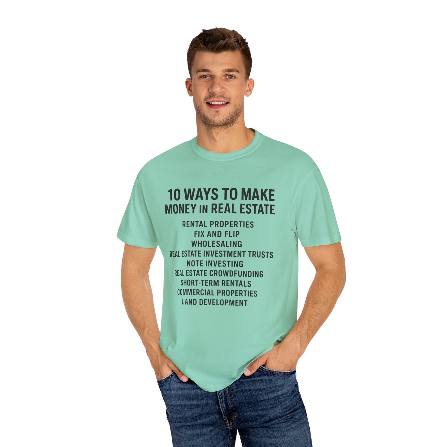 Real Estate Tips Unisex T-Shirt, Motivational Tee, Entrepreneur Gift, Money Making Shirt, Investing Humor Shirt