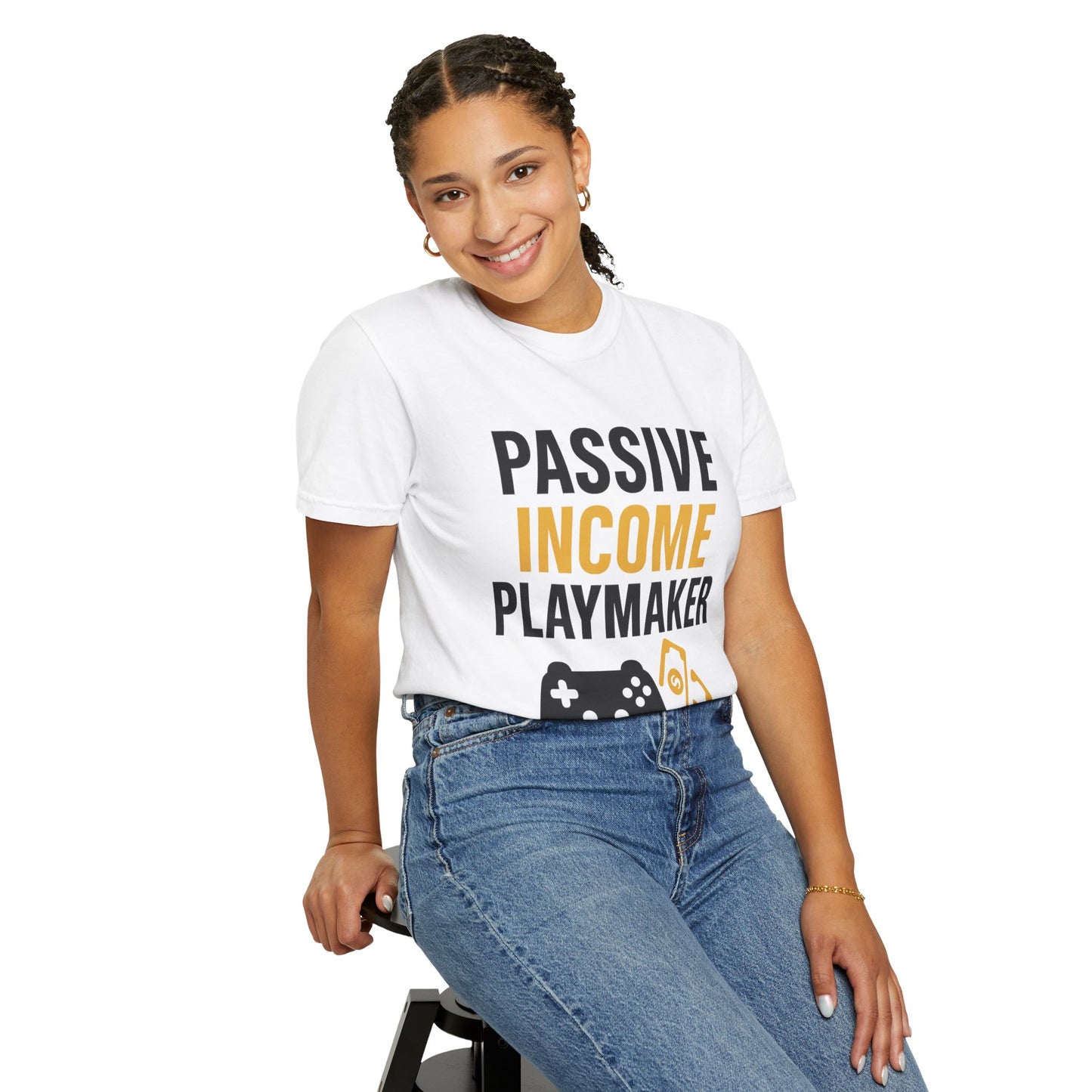 Gaming Passive Income T-shirt, Unisex Tee for Gamers, Perfect for Gifts, Casual Wear, Birthday, Game Night