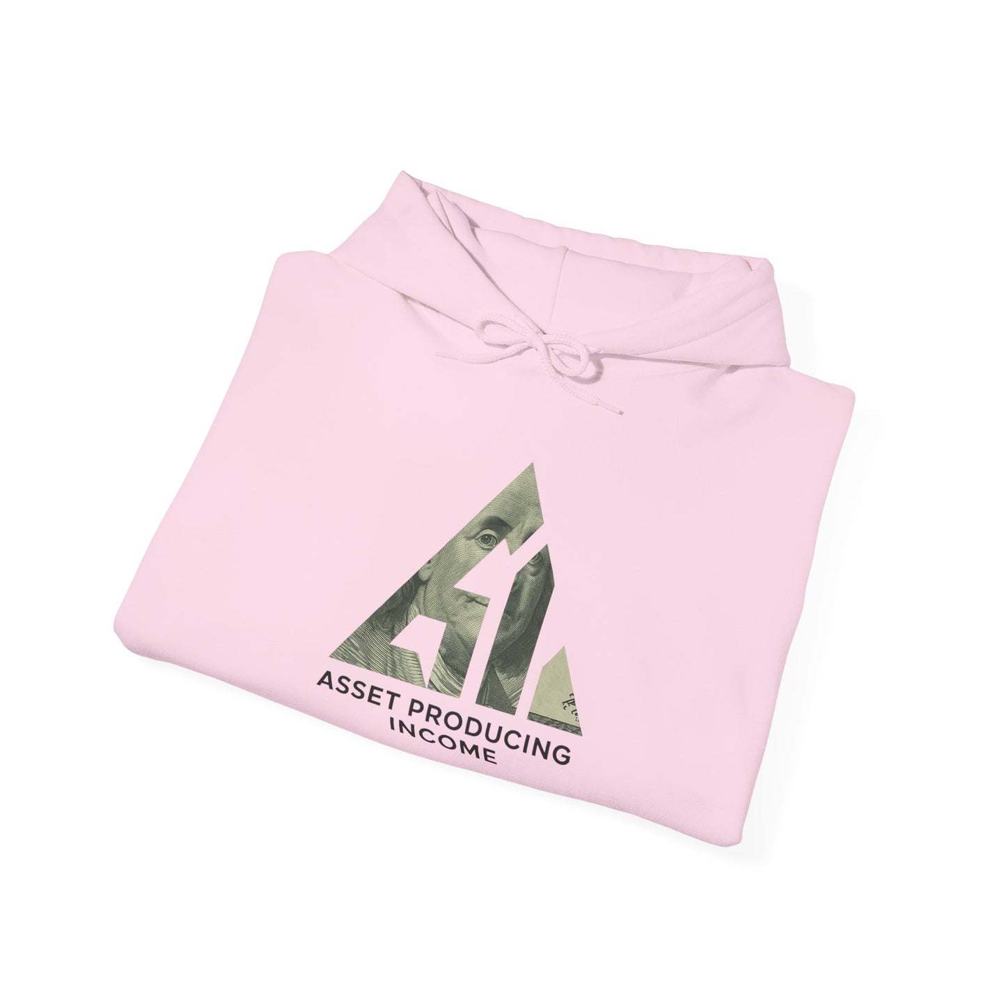 Asset Producing Income Hoodie, Casual Pullover, Motivational Gift, Unisex Apparel, Trendy Streetwear, Chill Vibes