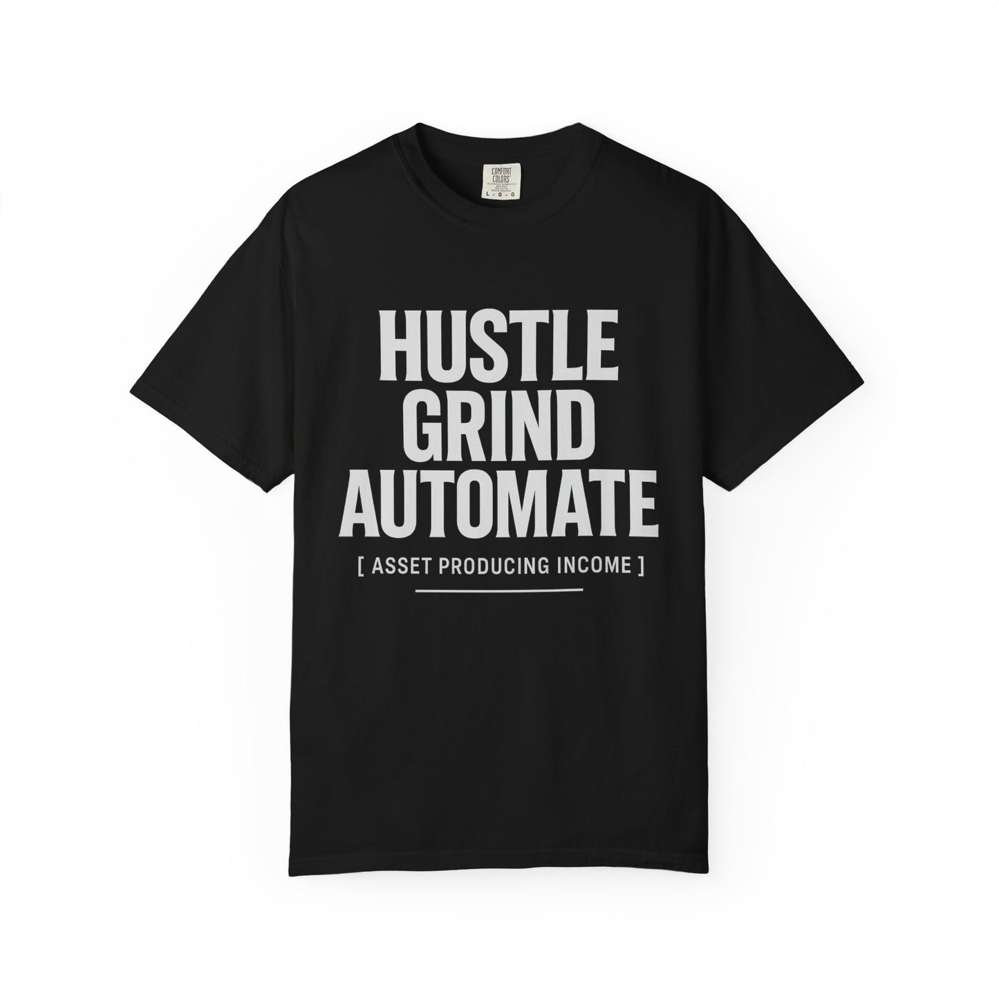 Hustle Grind Automate T-Shirt | Motivational Tee for Entrepreneurs, Gift for Hustlers, Casual Wear, Unique Graphic Shirt, Unisex Apparel