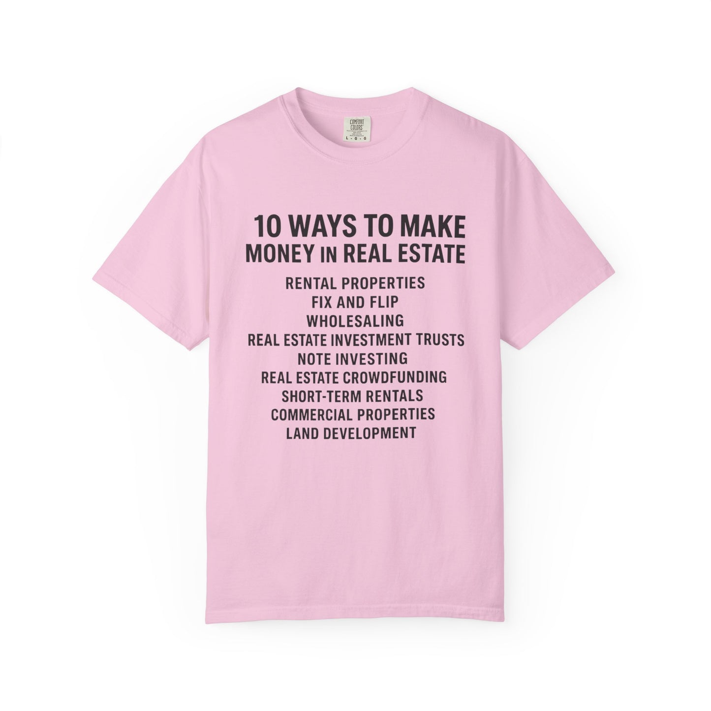 Real Estate Tips Unisex T-Shirt, Motivational Tee, Entrepreneur Gift, Money Making Shirt, Investing Humor Shirt