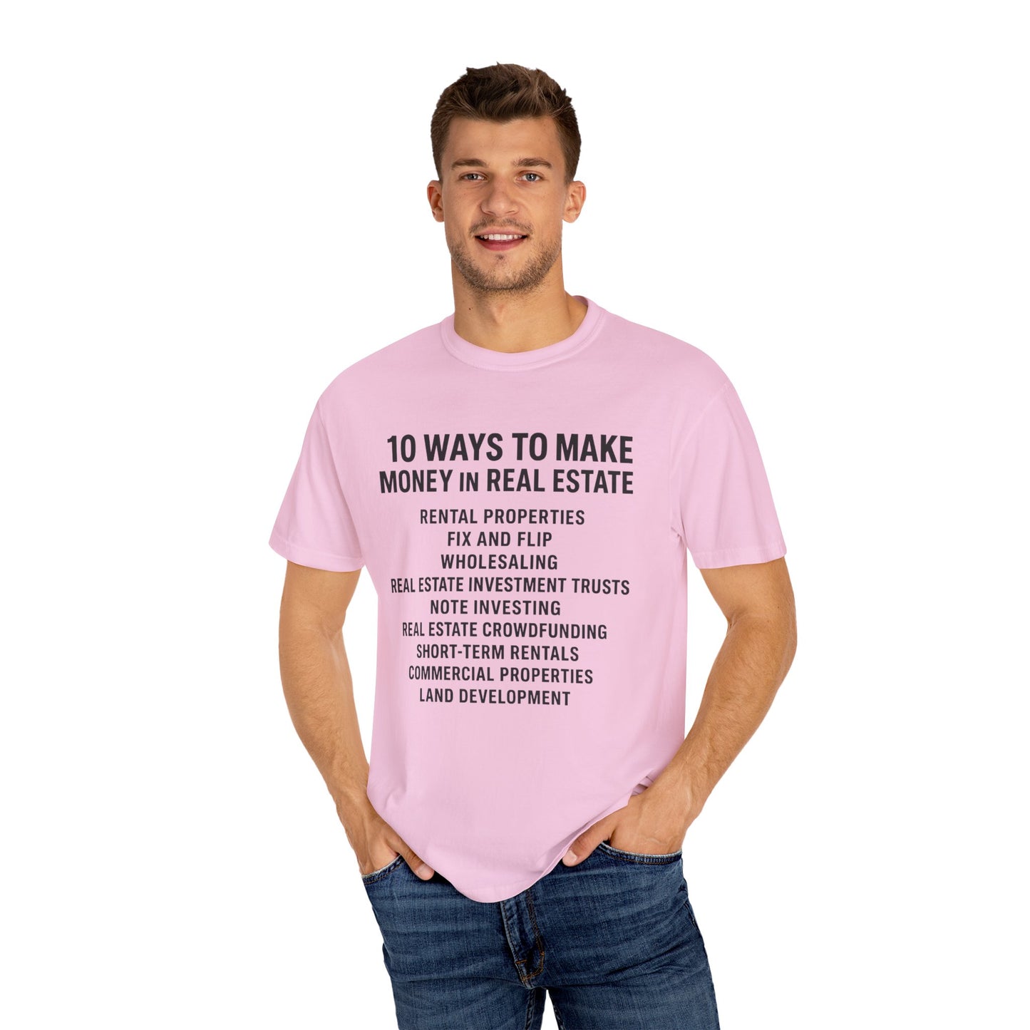 Real Estate Tips Unisex T-Shirt, Motivational Tee, Entrepreneur Gift, Money Making Shirt, Investing Humor Shirt