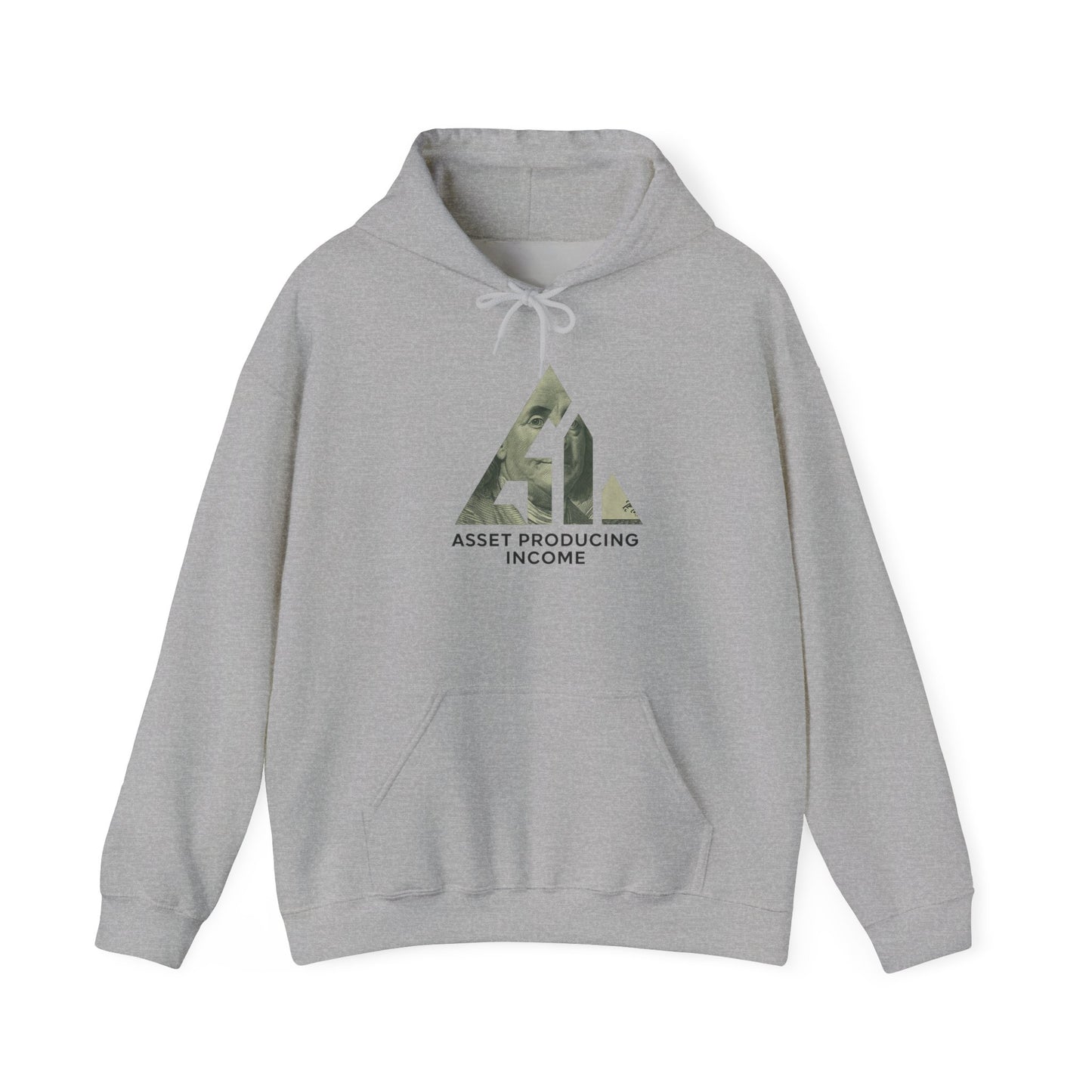 Asset Producing Income Hoodie, Casual Pullover, Motivational Gift, Unisex Apparel, Trendy Streetwear, Chill Vibes
