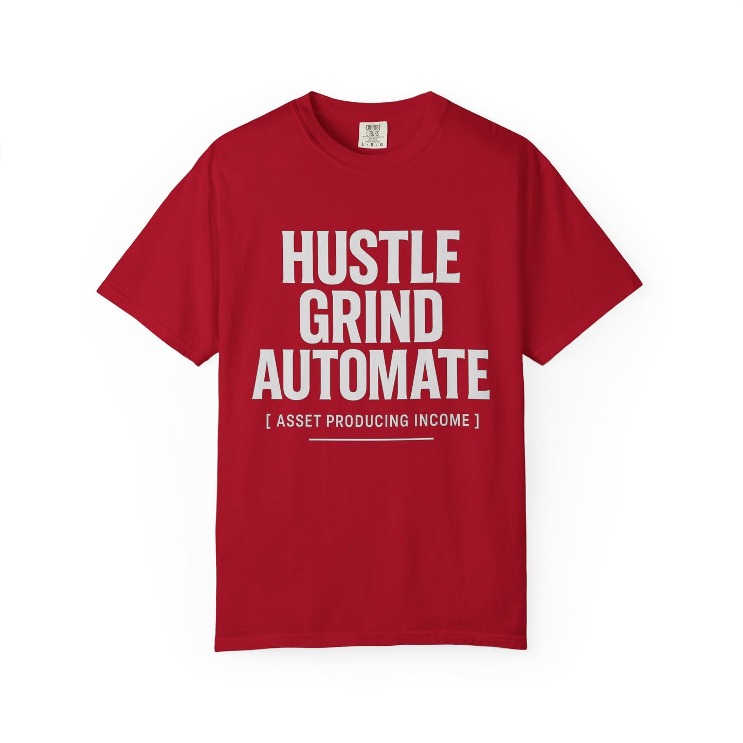 Hustle Grind Automate T-Shirt | Motivational Tee for Entrepreneurs, Gift for Hustlers, Casual Wear, Unique Graphic Shirt, Unisex Apparel