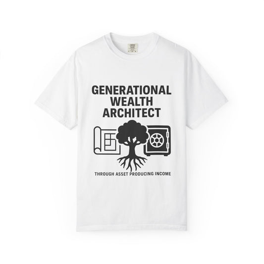 Generational Wealth Architect T-Shirt, Financial Freedom Tee, Entrepreneur Gift, Motivational Shirt, Unisex Graphic Top