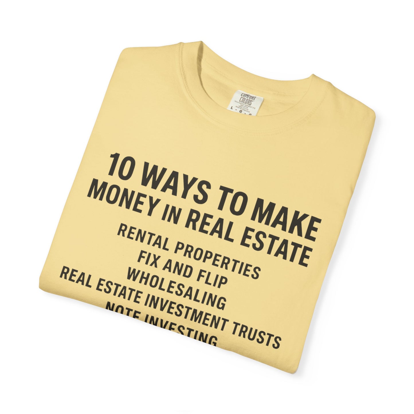 Real Estate Tips Unisex T-Shirt, Motivational Tee, Entrepreneur Gift, Money Making Shirt, Investing Humor Shirt