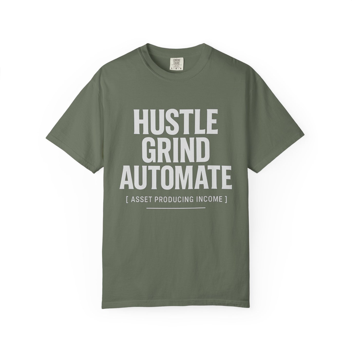 Hustle Grind Automate T-Shirt | Motivational Tee for Entrepreneurs, Gift for Hustlers, Casual Wear, Unique Graphic Shirt, Unisex Apparel