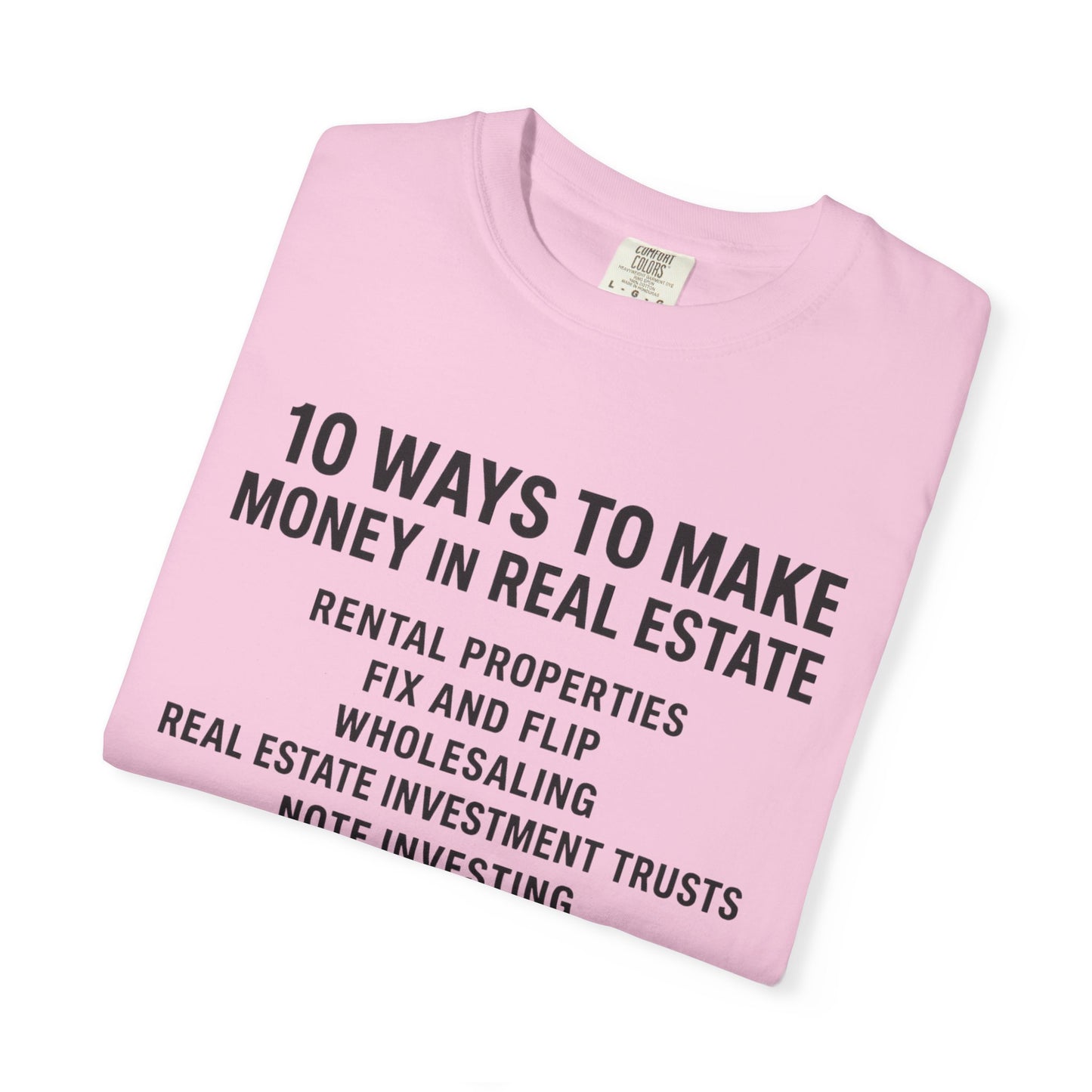 Real Estate Tips Unisex T-Shirt, Motivational Tee, Entrepreneur Gift, Money Making Shirt, Investing Humor Shirt