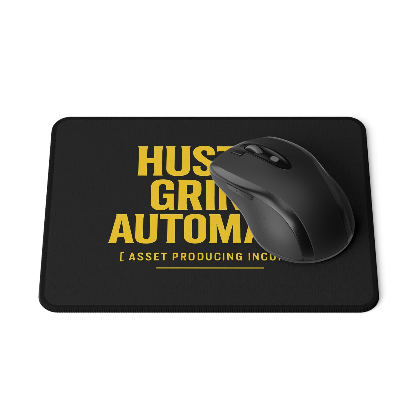 Gaming Mouse Pad - Hustle Grind Automate, Non-Slip Desk Mat, Gamer Gift, Office Decor, Productivity Accessories