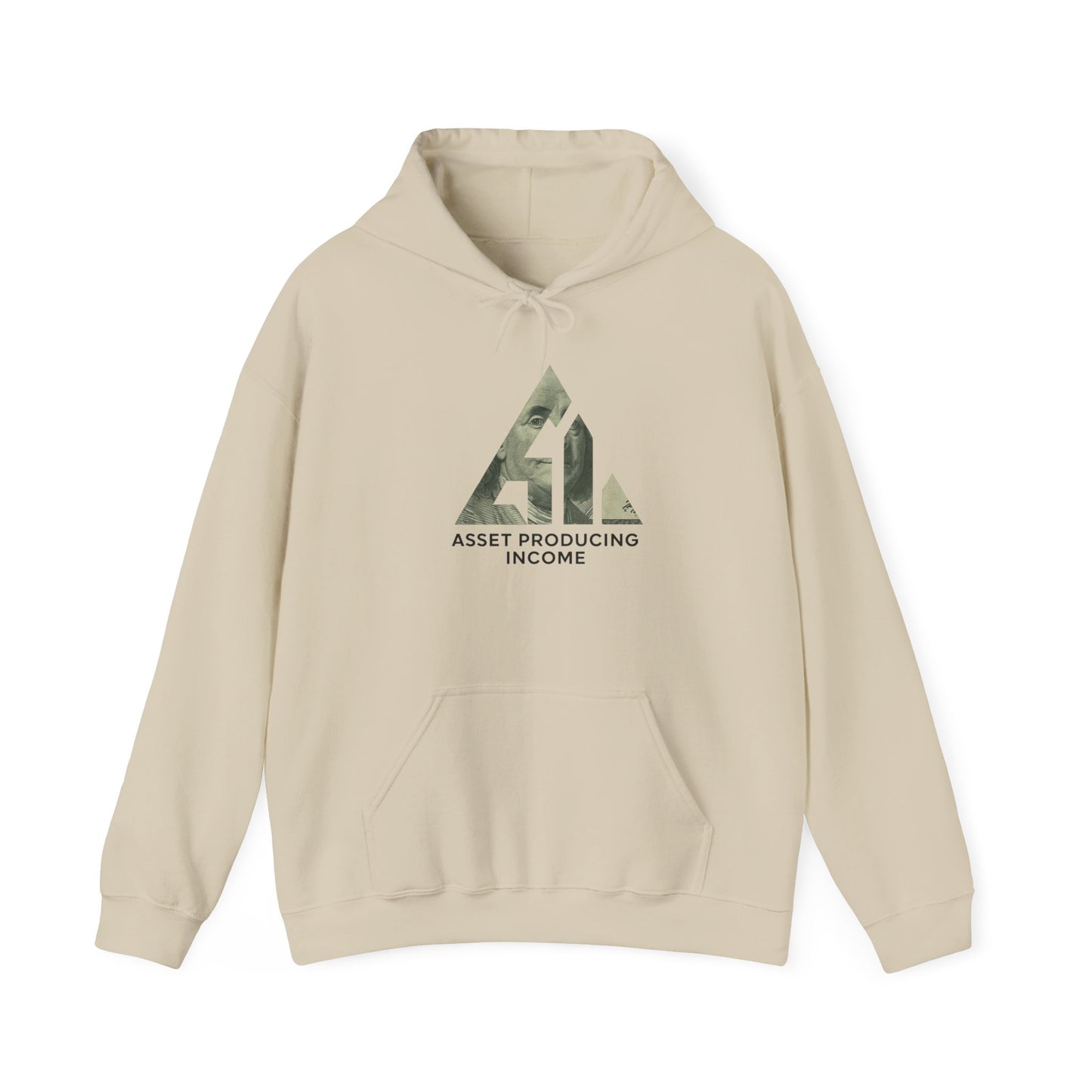 Asset Producing Income Hoodie, Casual Pullover, Motivational Gift, Unisex Apparel, Trendy Streetwear, Chill Vibes