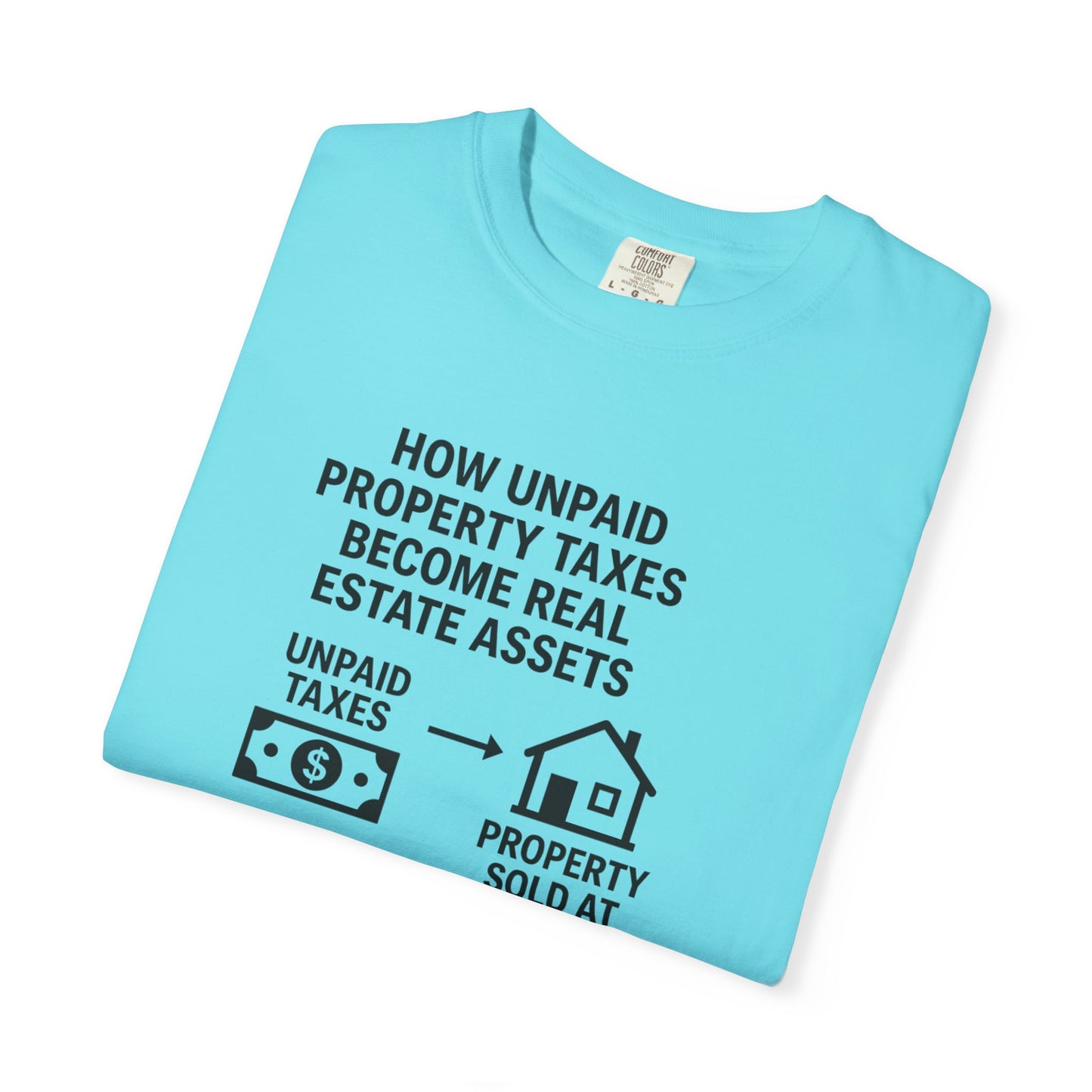 Educational Real Estate T-Shirt, Unisex Property Tax Tee, Gift for Investors, Tax Auction Shirt, Real Estate Learning Apparel